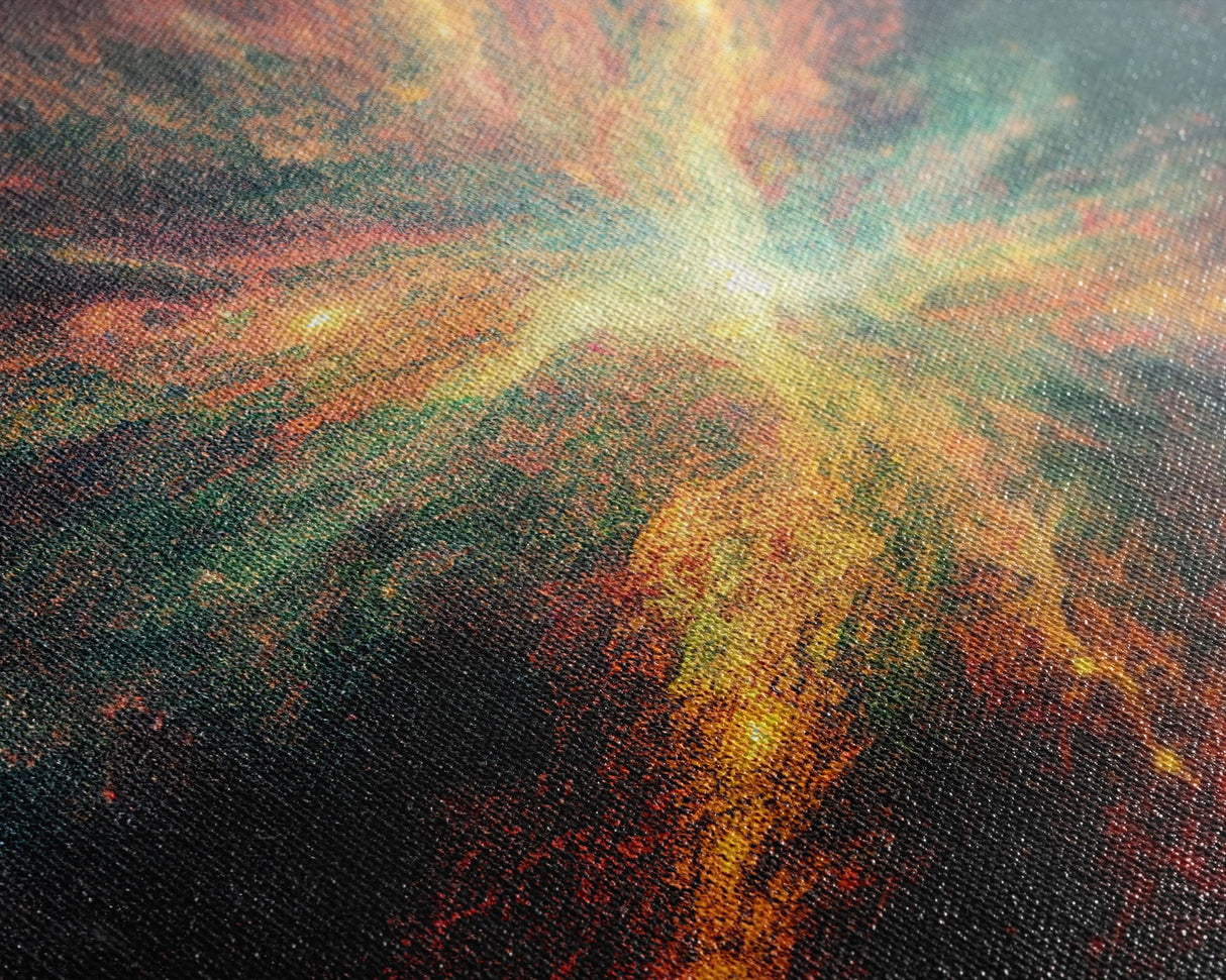 Explosion of Stars, Scifi Art, Galaxy Universe Print, Ready To Hang Canvas Print, Framed Canvas Wall Art, Living Room Wall Decor