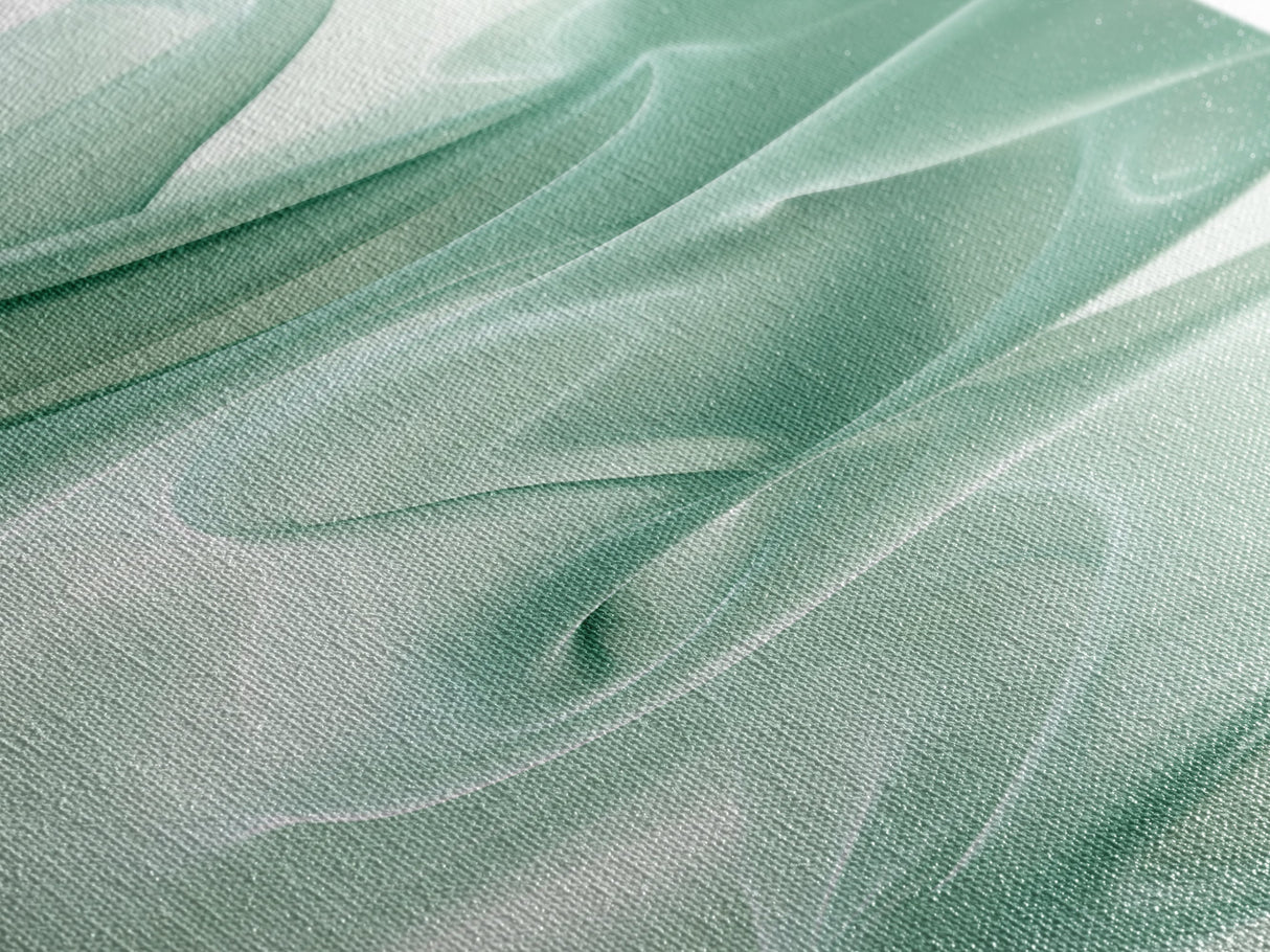 Abstract Green Canvas Print, Botanical Wall Art, Whimsical Minimalist Sage Artwork, Moody Decor for Bedroom or Guest Room, Gift Idea