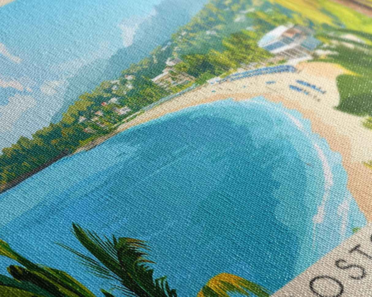 Boston Beach, Jamaica Panoramic Print, Vacation Gift, Jamaica Wall Art, Vacation Wall Art, Vacatation Memories, Beach Decor, Beach Or Lakehouse Art