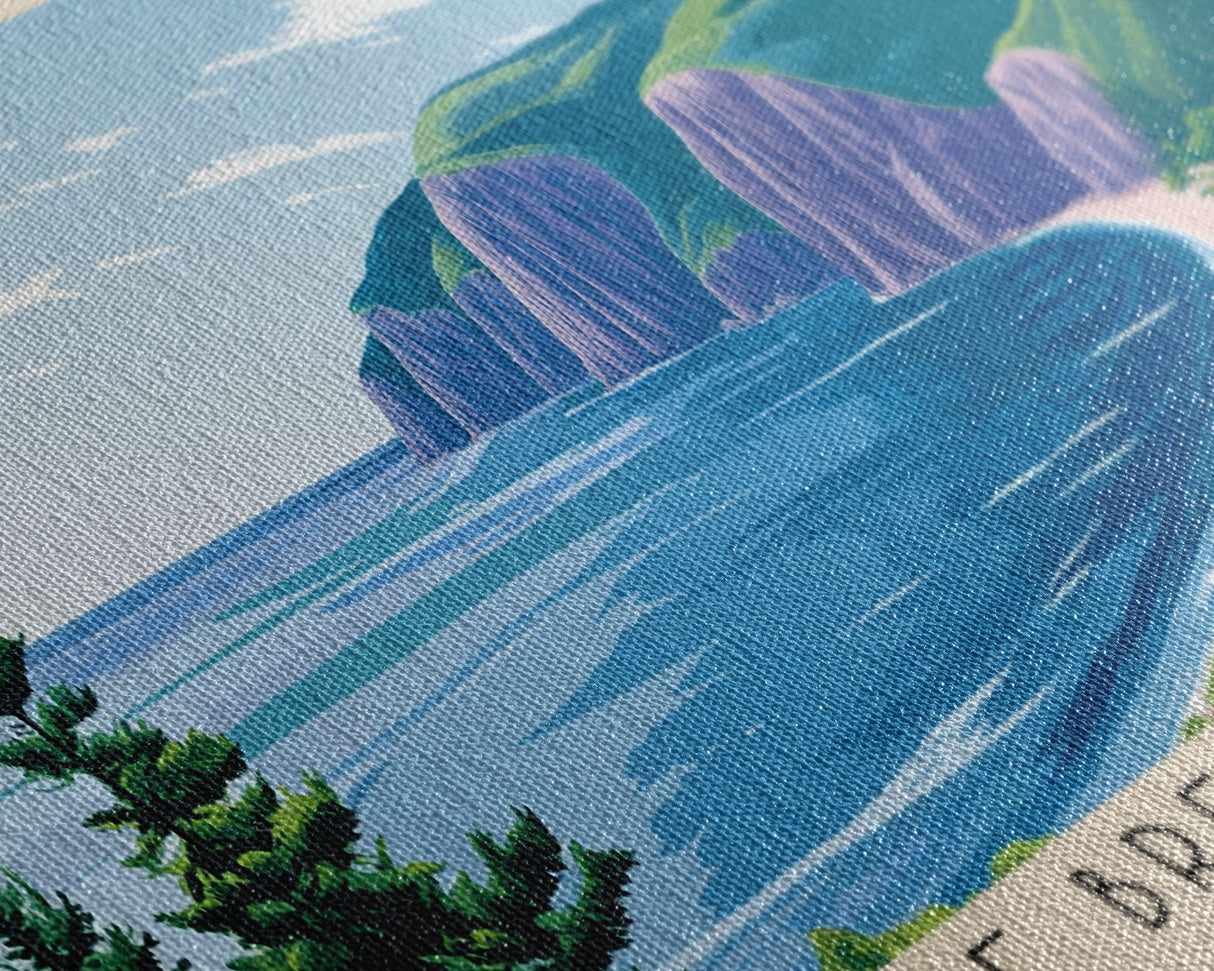 Cape Breton Island, Canada Panoramic Beach Print, Vacation Gift, Canada Wall Art, Framed Canvas Print, Framed Beach Painting