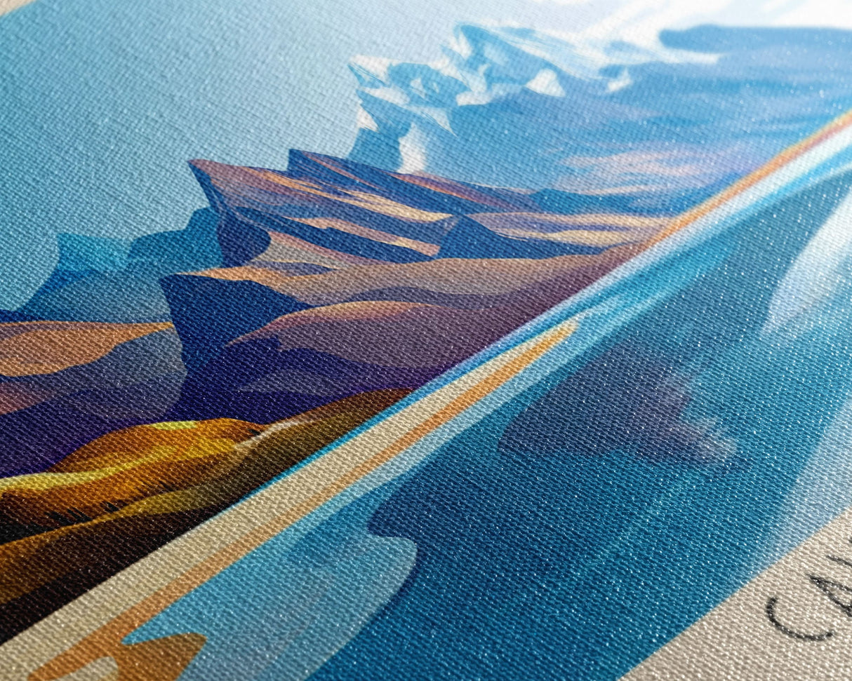 Cavancha, Chile Panoramic Print, Vacation Gift, Chile Wall Art, Beach Painting, Beach Decor, Large Wall Art, Wood Frame Art