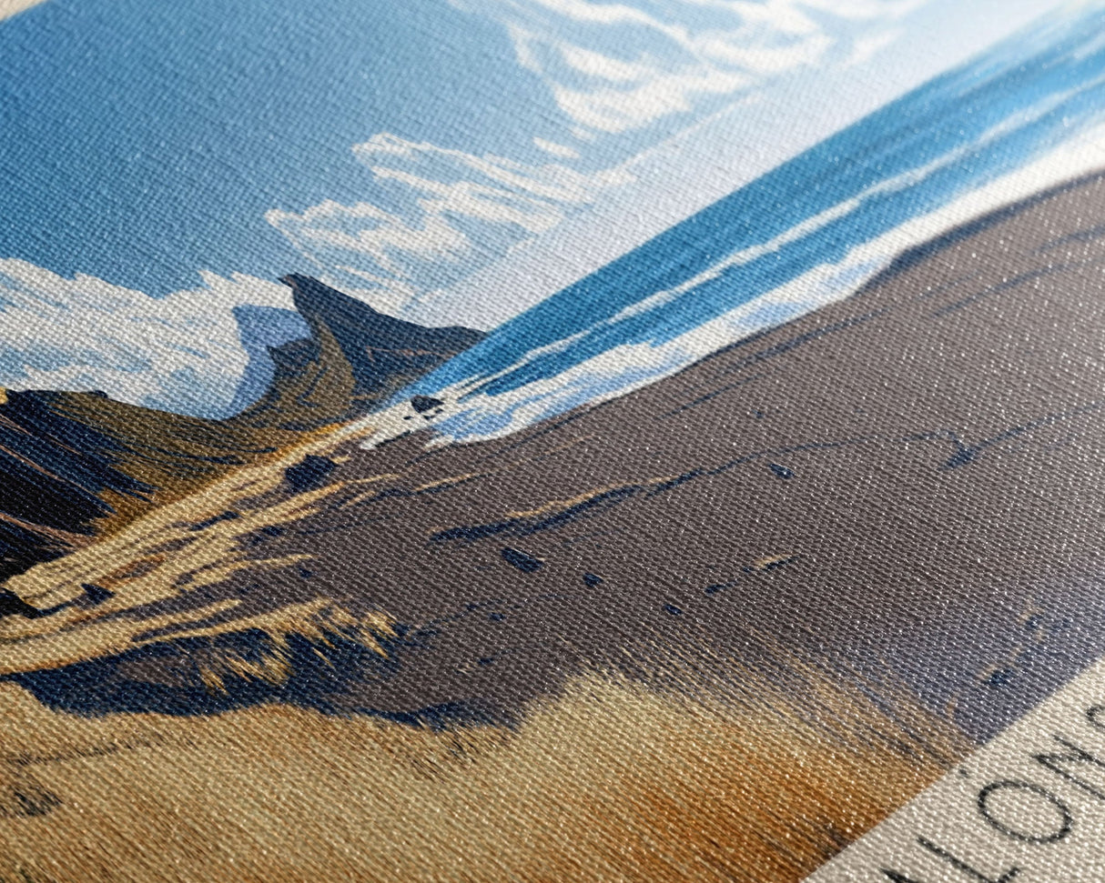 Djúpalónssandur Beach, Iceland Panoramic Print, Vacation Gift, Iceland Wall Art, Vacation Wall Art, Vacatation Memories, Beach Decor, Beach Or Lakehouse Art