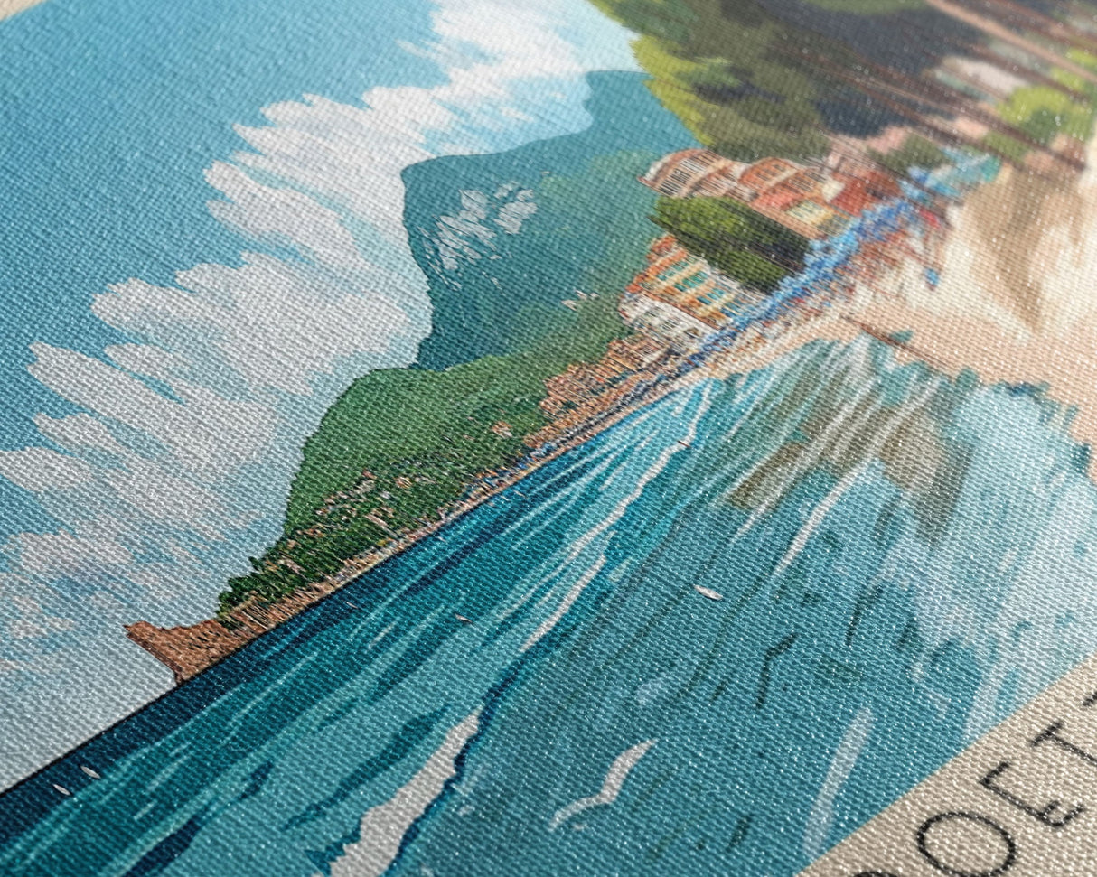 Poetto Beach, Italy Panoramic Print, Vacation Gift, Italy Wall Art, Vacation Wall Art, Vacatation Memories, Beach Decor, Beach Or Lakehouse Art