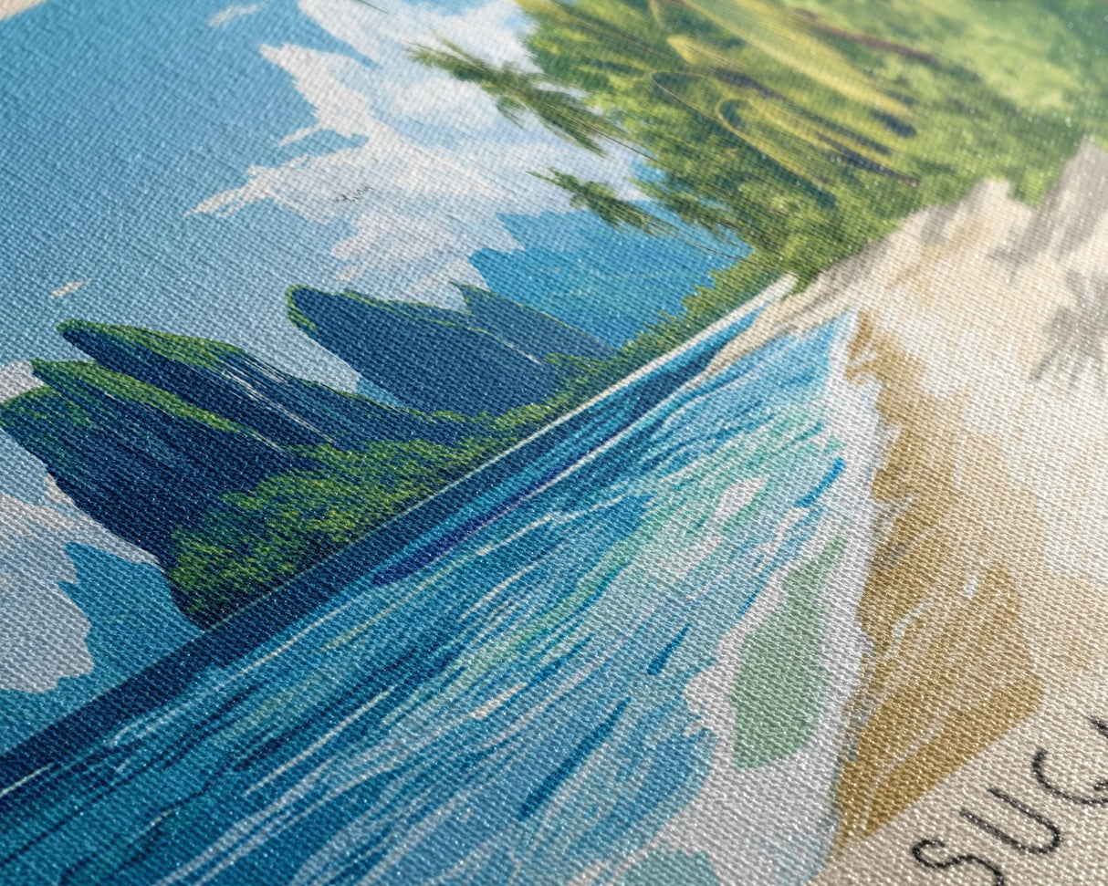 Sugar Beach, Philippines Panoramic Print, Vacation Gift, Philippines Wall Art, Vacation Wall Art, Vacatation Memories, Beach Decor, Beach Or Lakehouse Art