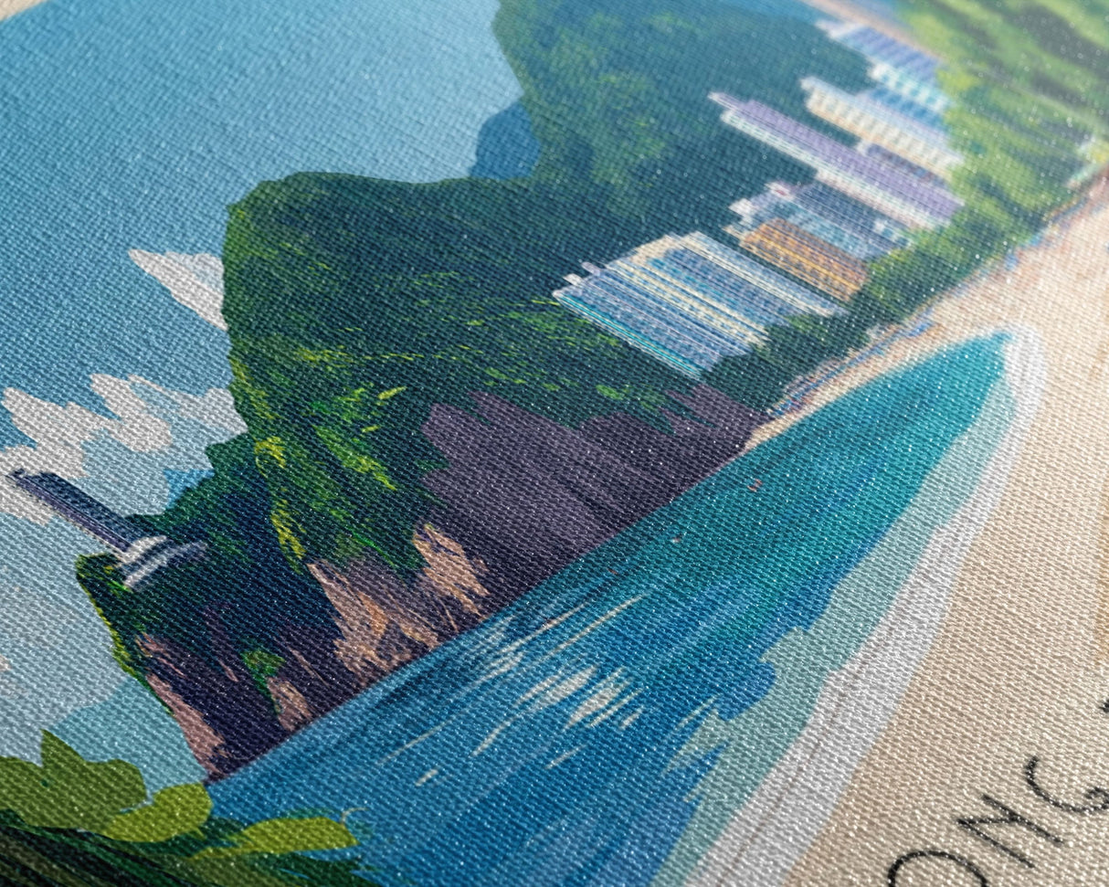 Tong Fuk Beach, Hong Kong Panoramic Print, Vacation Gift, Hong Kong Wall Art, Vacation Wall Art, Vacatation Memories, Beach Decor, Beach Or Lakehouse Art