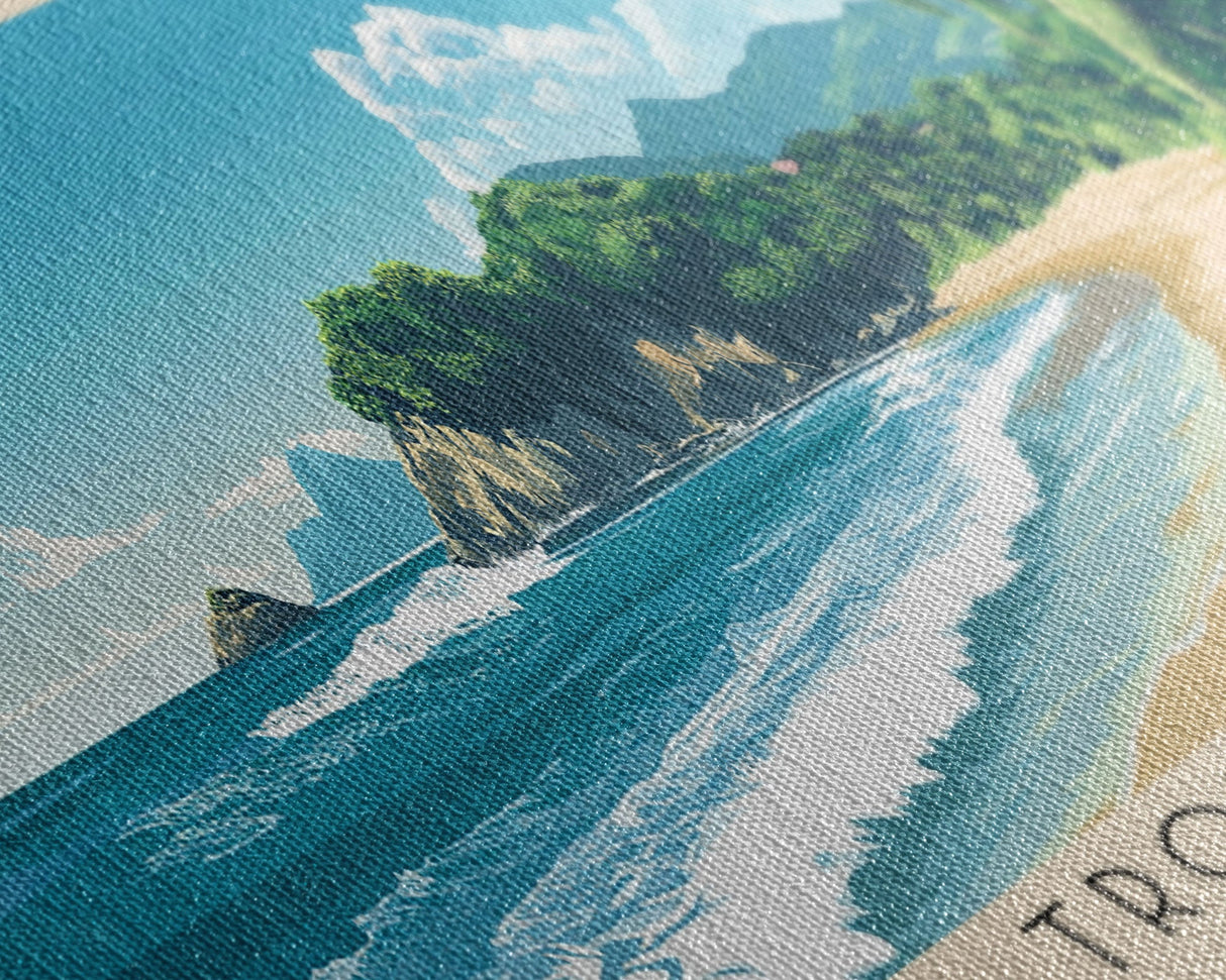 Troncones, Mexico Panoramic Print, Vacation Gift, Mexico Wall Art, Vacation Wall Art, Vacatation Memories, Beach Decor, Beach Or Lakehouse Art