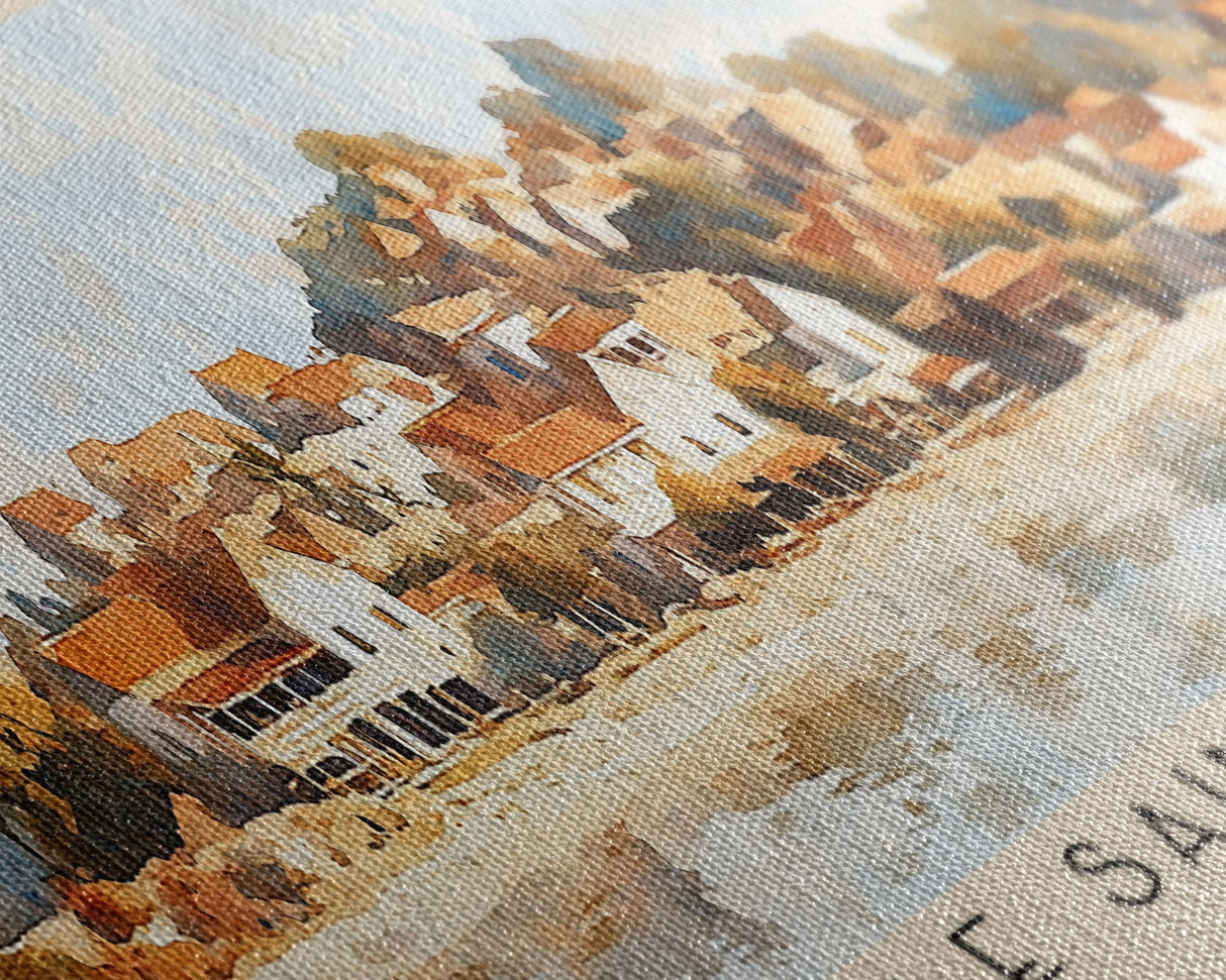 Ile Sainte-Marie, Madagascar Watercolor Print, Vacation Gift, Madagascar Wall Art, Beach Painting, Beach Decor, Large Wall Art, Wood Frame Art