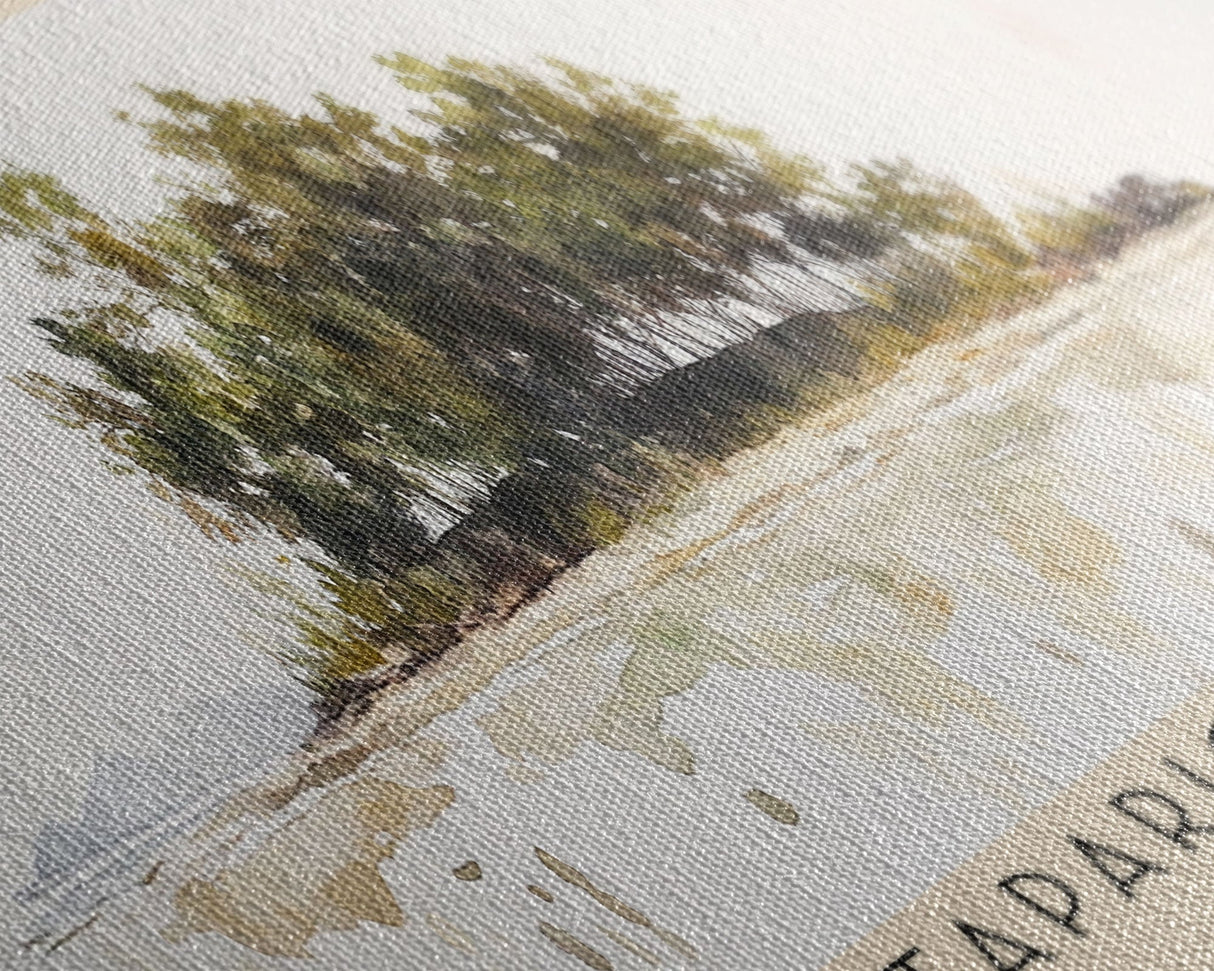 Itaparica Island, Brazil Watercolor Beach Print, Vacation Gift, Brazil Wall Art, Beach Painting, Beach Decor, Beach Painting