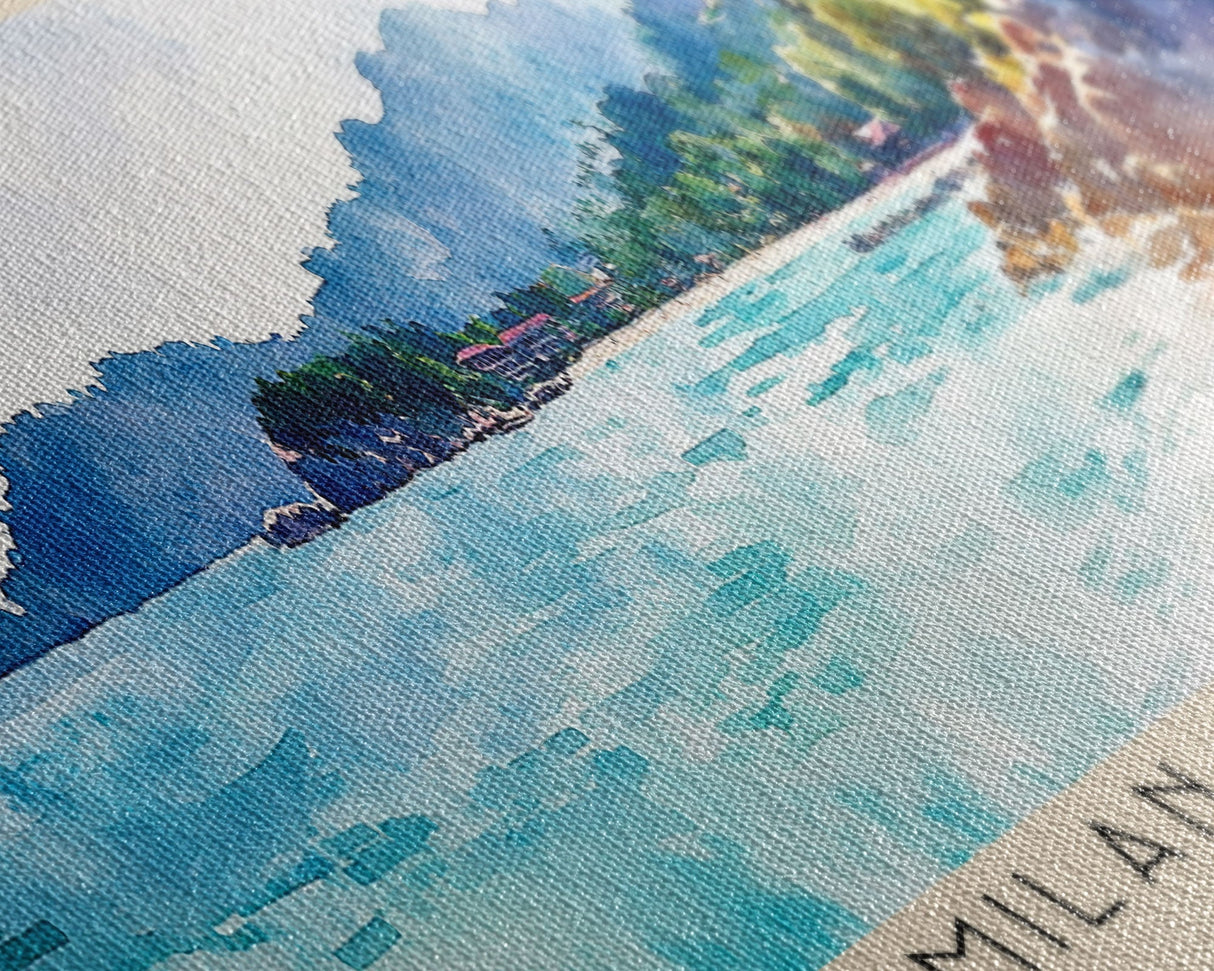 Similan and Surin, Thailand Watercolor Beach Print, Vacation Gift, Thailand Wall Art, Beach Painting, Beach Decor, Beach Painting