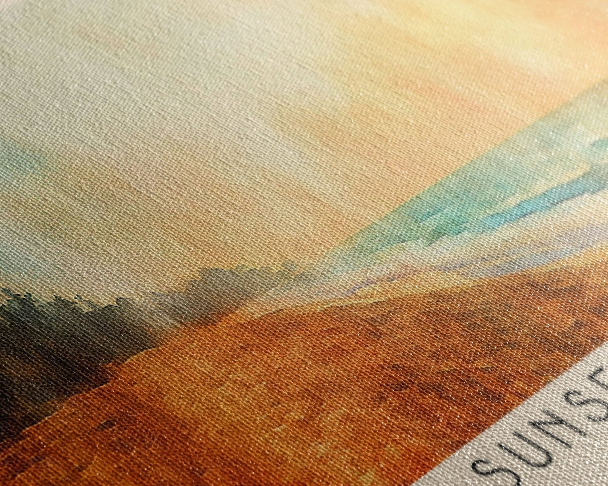 Sunset Beach, Thailand Watercolor Beach Print, Vacation Gift, Thailand Wall Art, Beach Painting, Beach Decor, Beach Painting