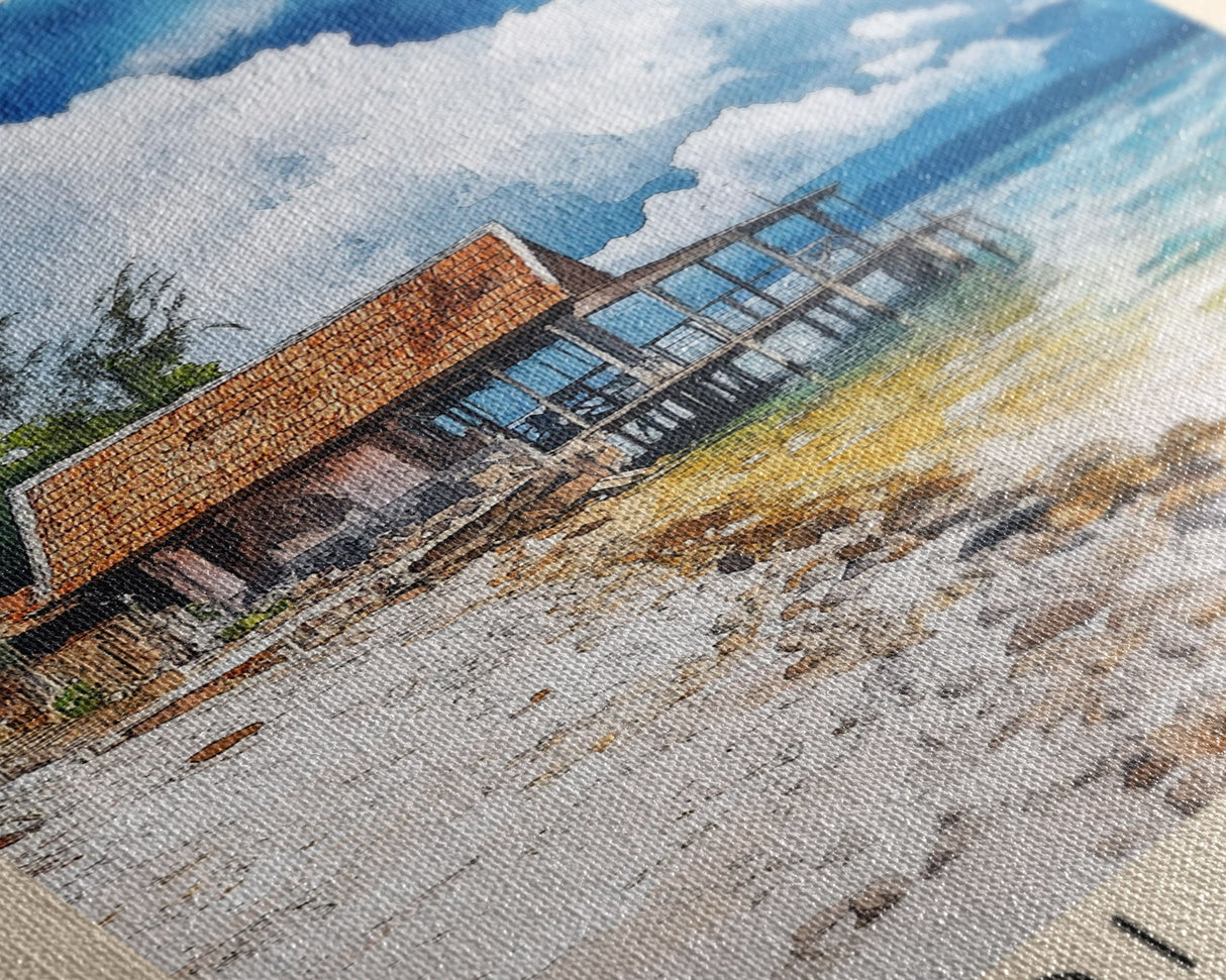 Kri Island, Indonesia Watercolor Beach Print, Vacation Gift, Indonesia Wall Art, Beach Painting, Beach Decor, Beach Painting