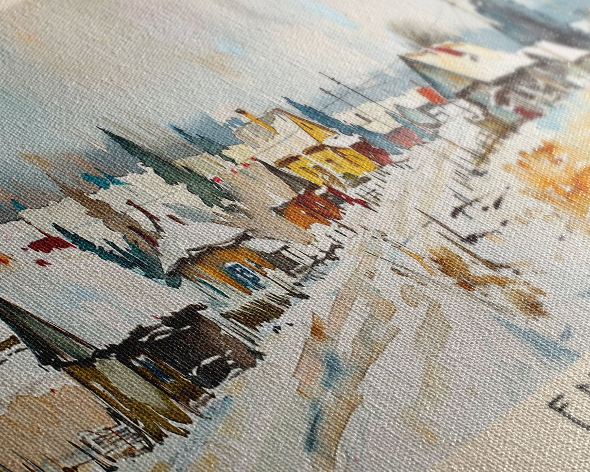 Engels Russia Panoramic Travel Poster, Framed Canvas Print or Metal Wall Art, Travel Art, Home Decor, Panoramic Painting, Midcentury Art