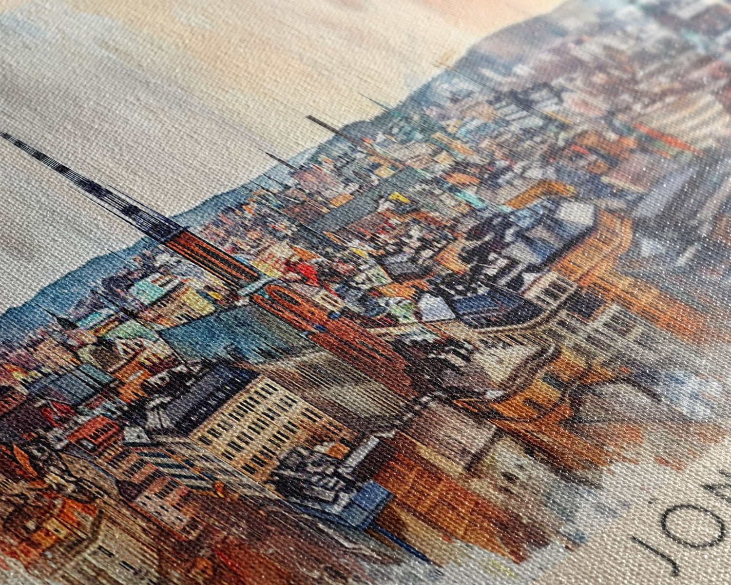 Jonkoping Sweden Travel Print Wall Art, Panoramic City Art, Travel Art, Wall Decor, Vacation Gift, Framed Canvas Print Or Metal Art