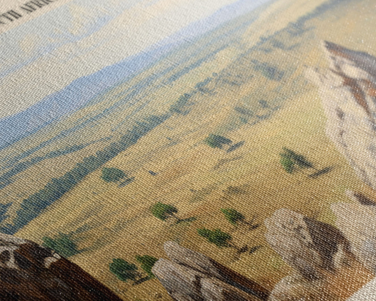 Cradle of Humankind Travel Poster Print, Framed Canvas Print, COUNTRY Travel Art, Wood Framed Art, Wall Hanging, Home Decor