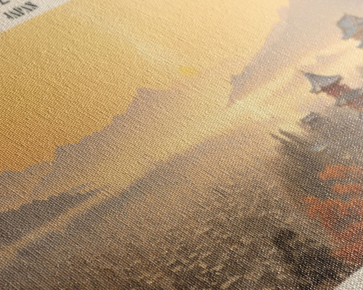 Kiyomizu dera Travel Poster Print, Framed Canvas Print, COUNTRY Travel Art, Wood Framed Art, Wall Hanging, Home Decor