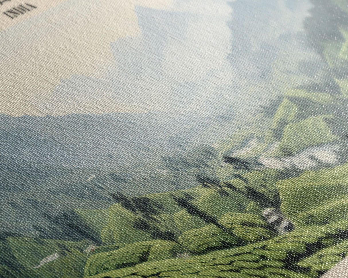 Kolukkumalai Tea Estate Wall Art Travel Poster Print, Gift For Travel Lover, Vacation Gift, COUNTRY Wall Art, Home Decor, Original Art