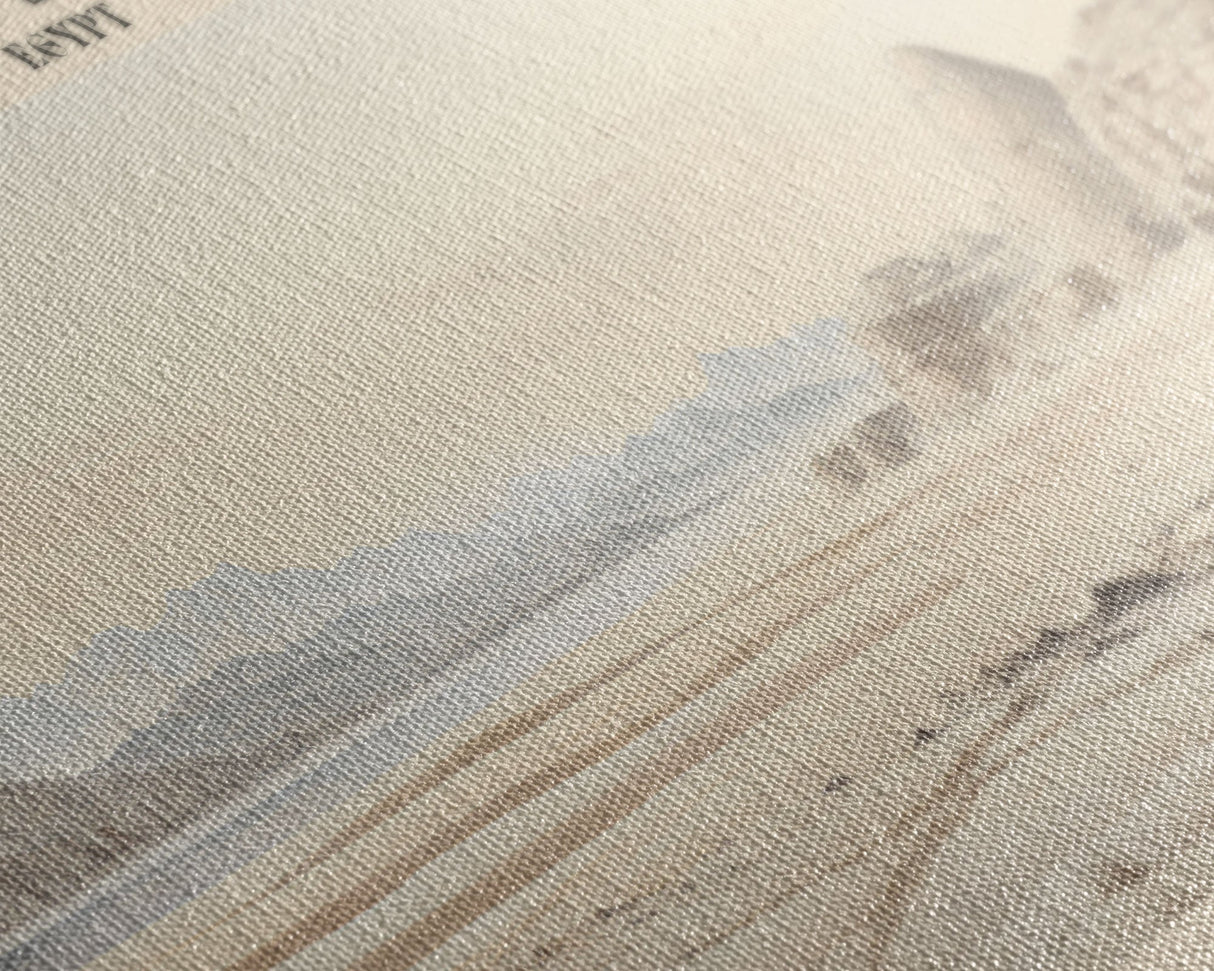 The White Desert Travel Print Wall Art, Travel Poster Print, Retro Style COUNTRY Home Decor, Wall Hanging, Travel Gift Idea, Unique Metal Art