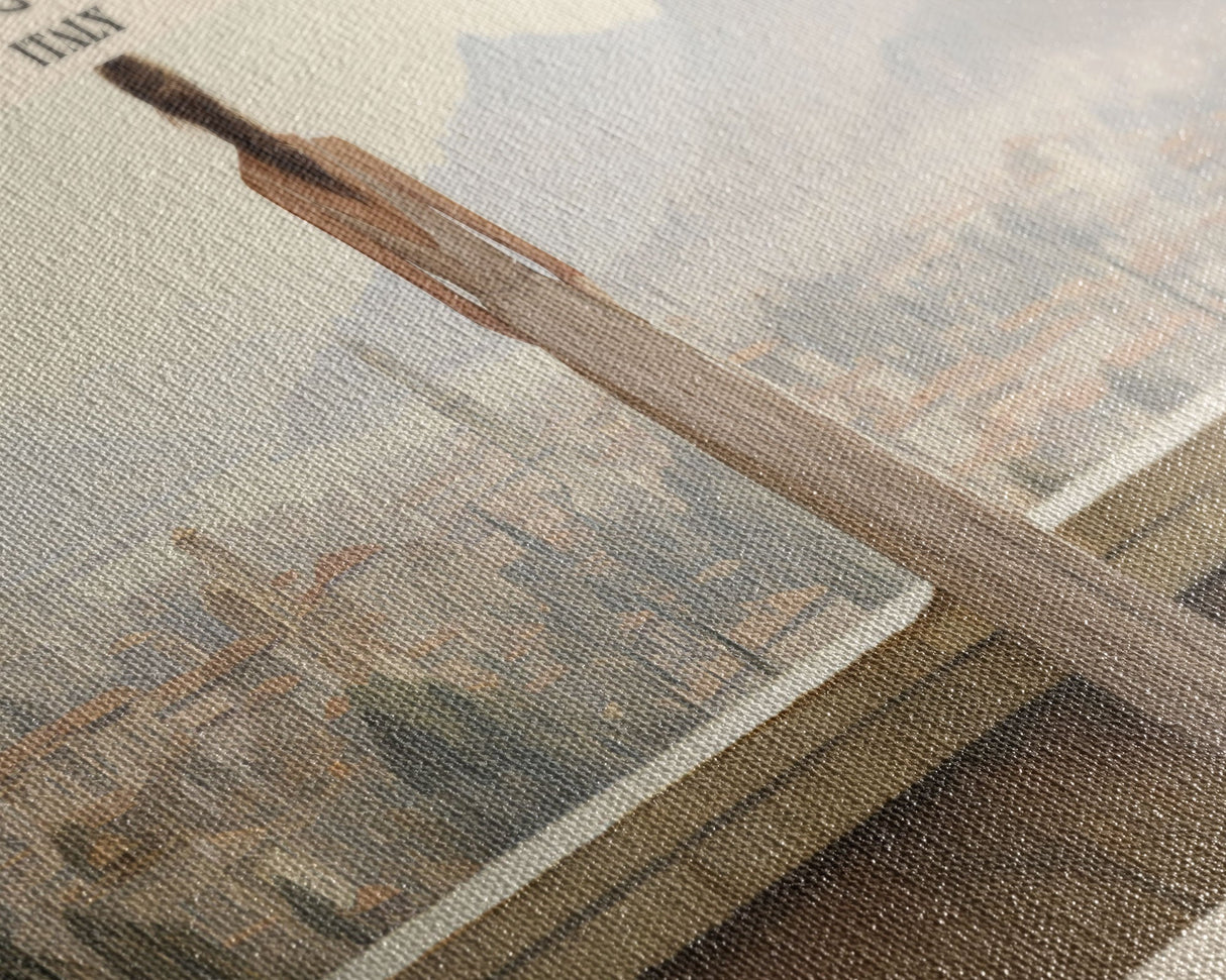 Uffizi Gallery Travel Print Wall Art, Travel Poster Print, Retro Style COUNTRY Home Decor, Wall Hanging, Travel Gift Idea, Unique Metal Art