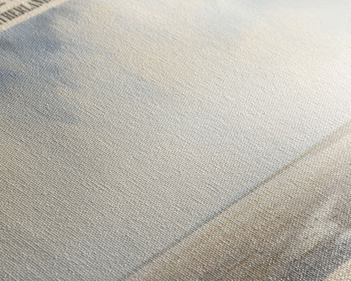 Wadden Sea Travel Poster Print, Framed Canvas Wall Art, Metal Wall Art, COUNTRY art, Gift For Him, Travel Wall Art, Travel Lover Gift