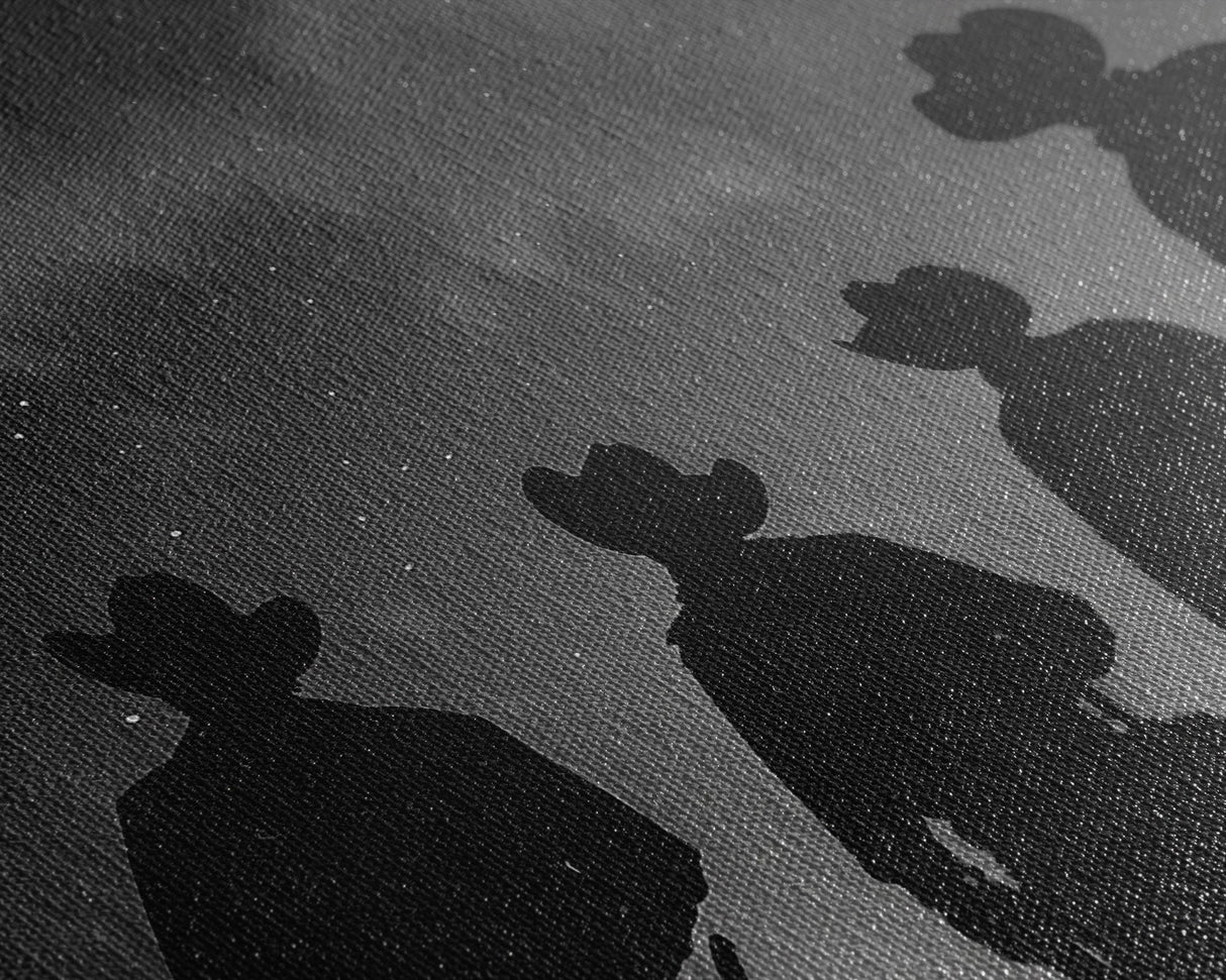 Cowboy Prints Framed Wall Art, Western Decor, Farmhouse Decor, Cowboy Photography, Gloss Metal Wall Art, Wood Framed Rustic Decor