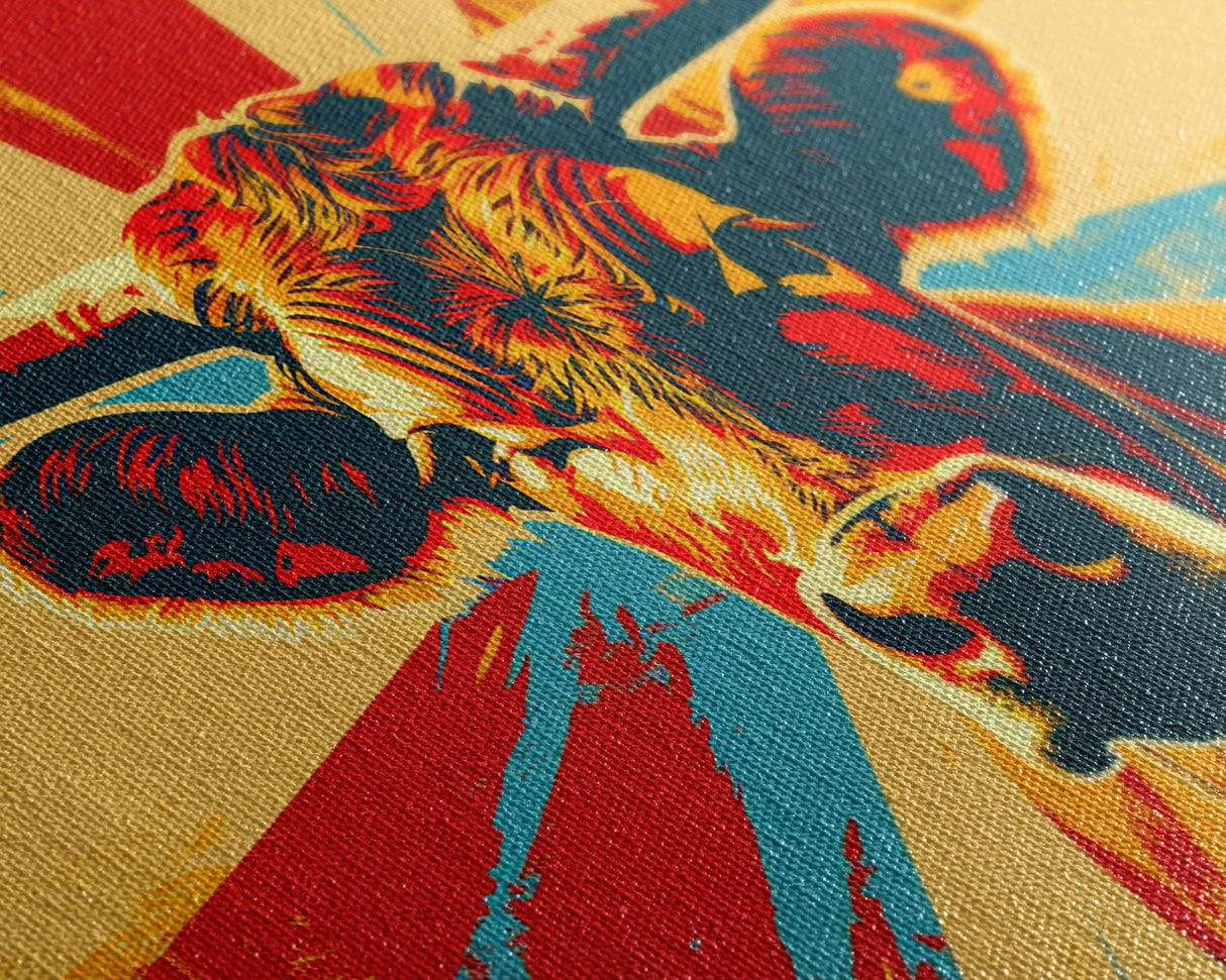 Texas Longhorn Cow Wall Art, Cow Print, Cow Wallhanging, Farmhouse Decor, Country Western Decor, Cow Lover Gift, Framed Canvas Print