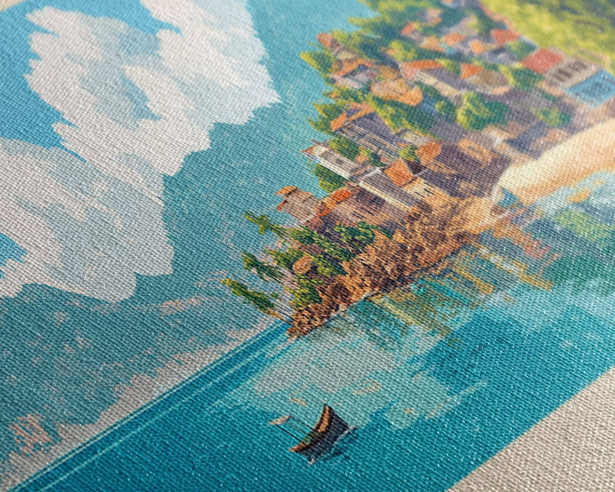 Chimoio, Mozambique Travel Poster Panoramic Canvas Print, Chimoio, Mozambique Painting, Mozambique Art, Chimoio Travel Art, Guest Room Painting