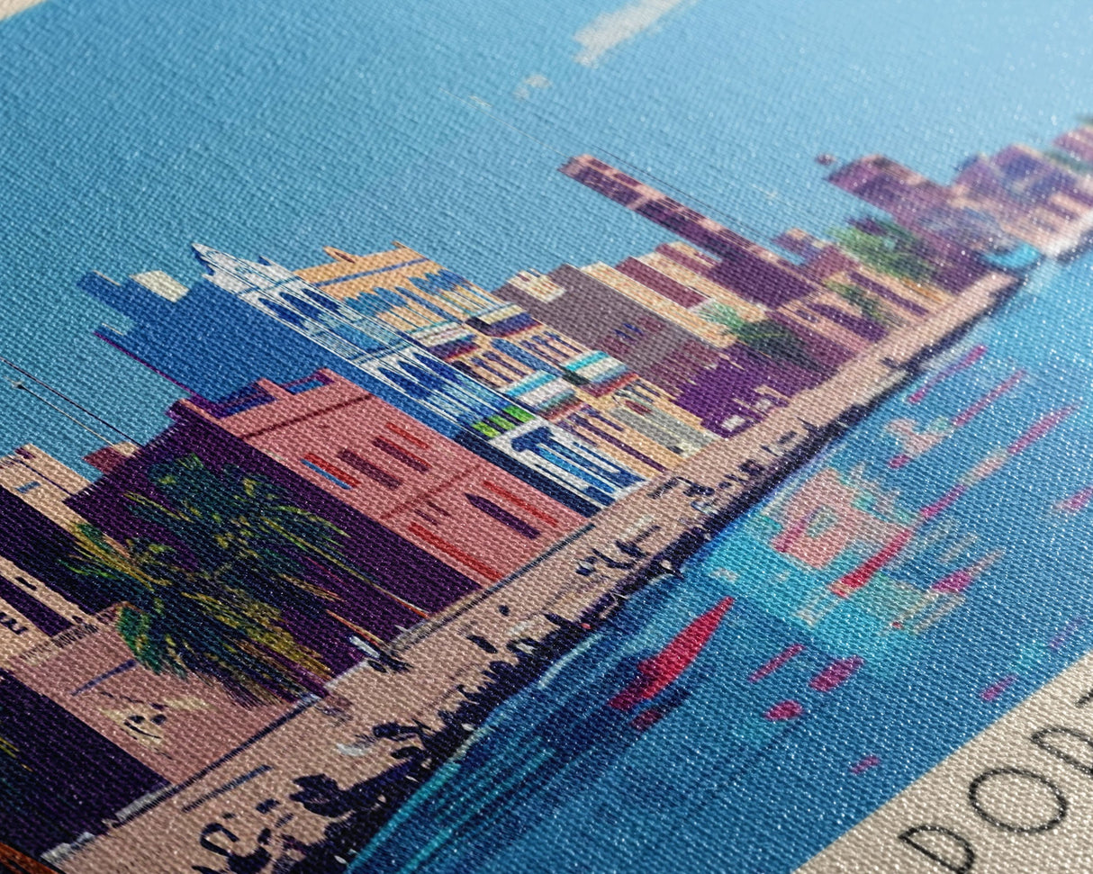 Port Sudan, Sudan Panoramic Canvas Print, Port Sudan, Sudan Painting, Sudan Art, Port Sudan Travel Poster, Travel Art, Living Room Painting