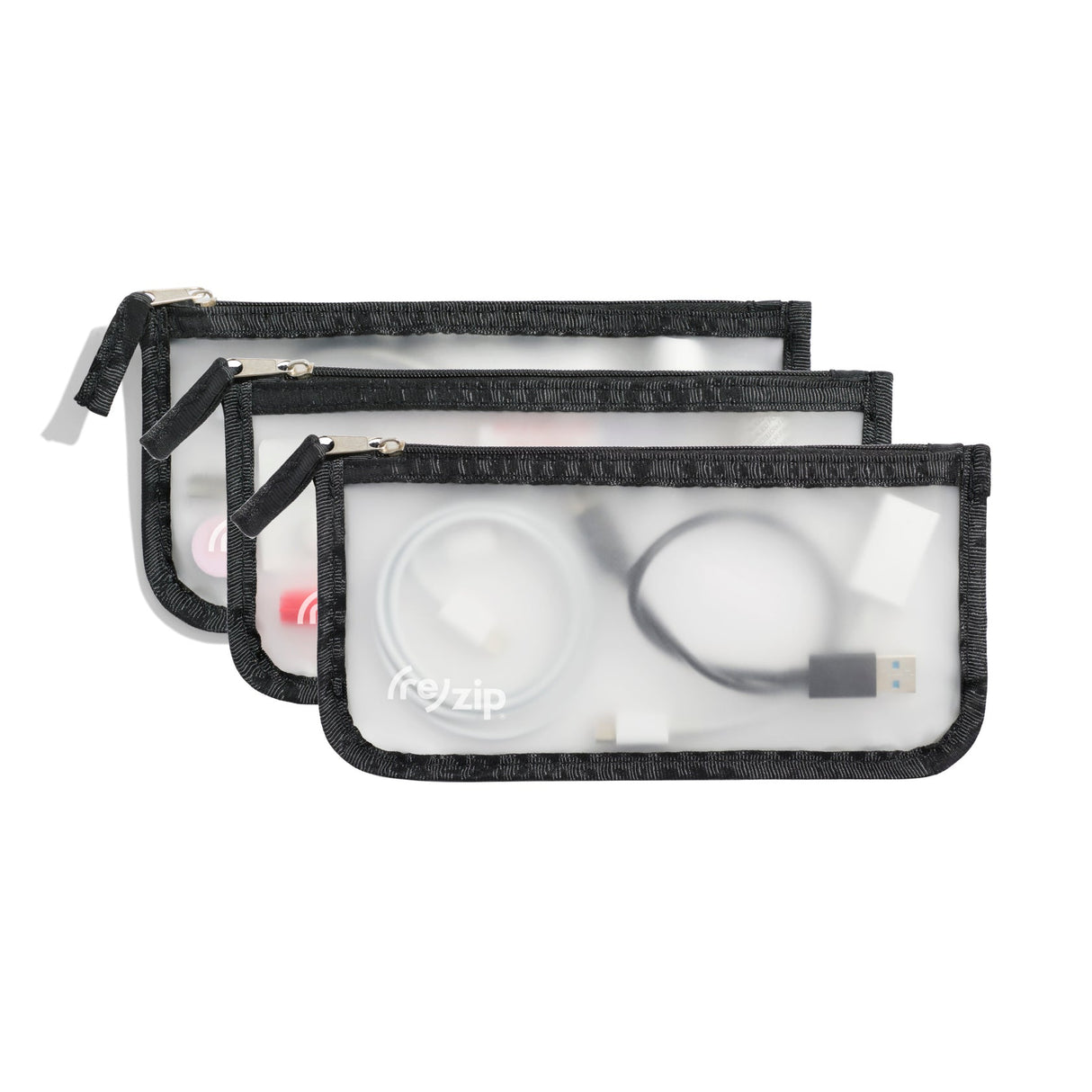 Zippered Small Bag 3-Pack by Rezip