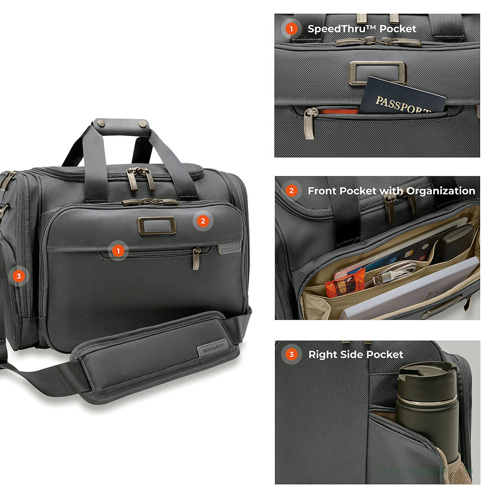 Bolsa de viaje debajo del asiento de la colección Baseline de Briggs & Riley (BL221)