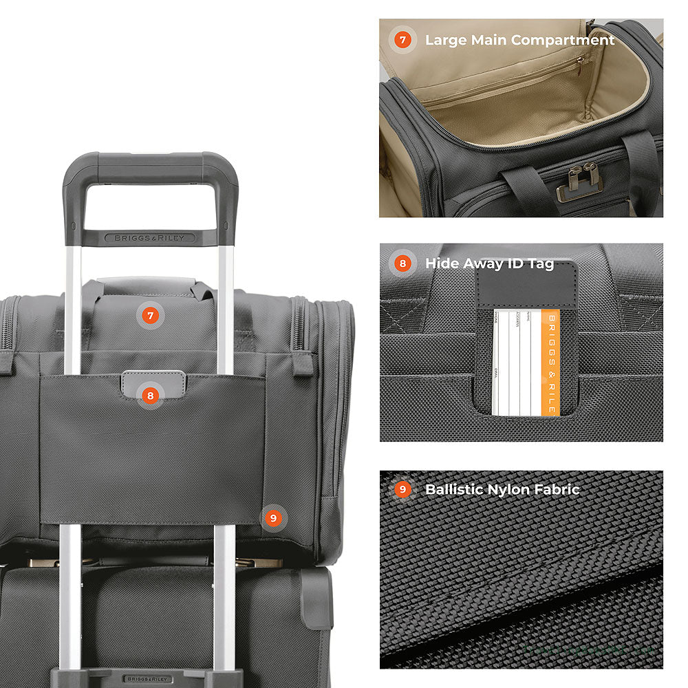 Bolsa de viaje debajo del asiento de la colección Baseline de Briggs & Riley (BL221)
