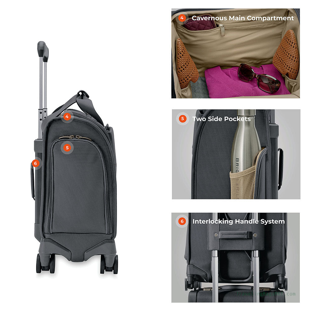Baseline Collection Cabin Spinner Underseat Cabin Bag by Briggs & Riley (BLU116SP)