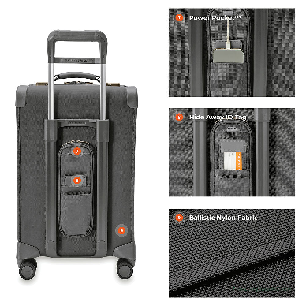 Baseline Collection Essential Carry-On Spinner Luggage by Briggs & Riley