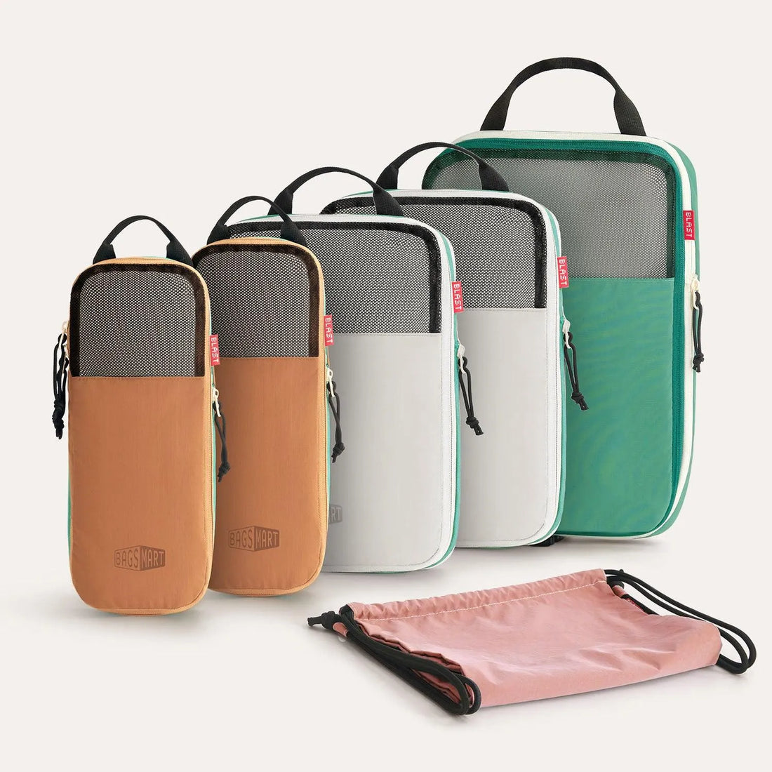 Blast Packing Cubes, 6 PCS Set by Bagsmart