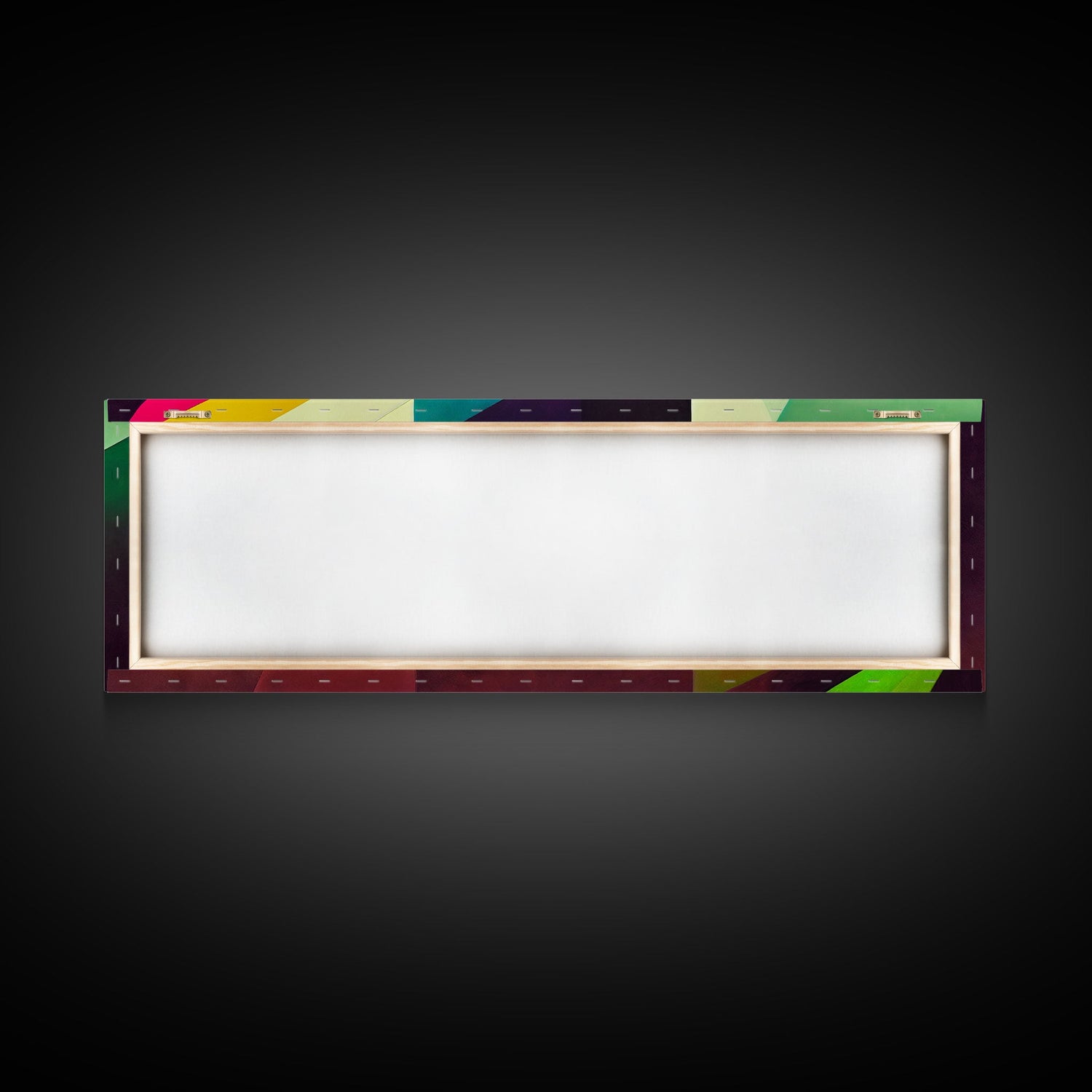 Abstract Colorful Painting Bright Multicolor wall art Framed Abstract canvas Print Brush Strokes Abstract canvas art Living room wall art
