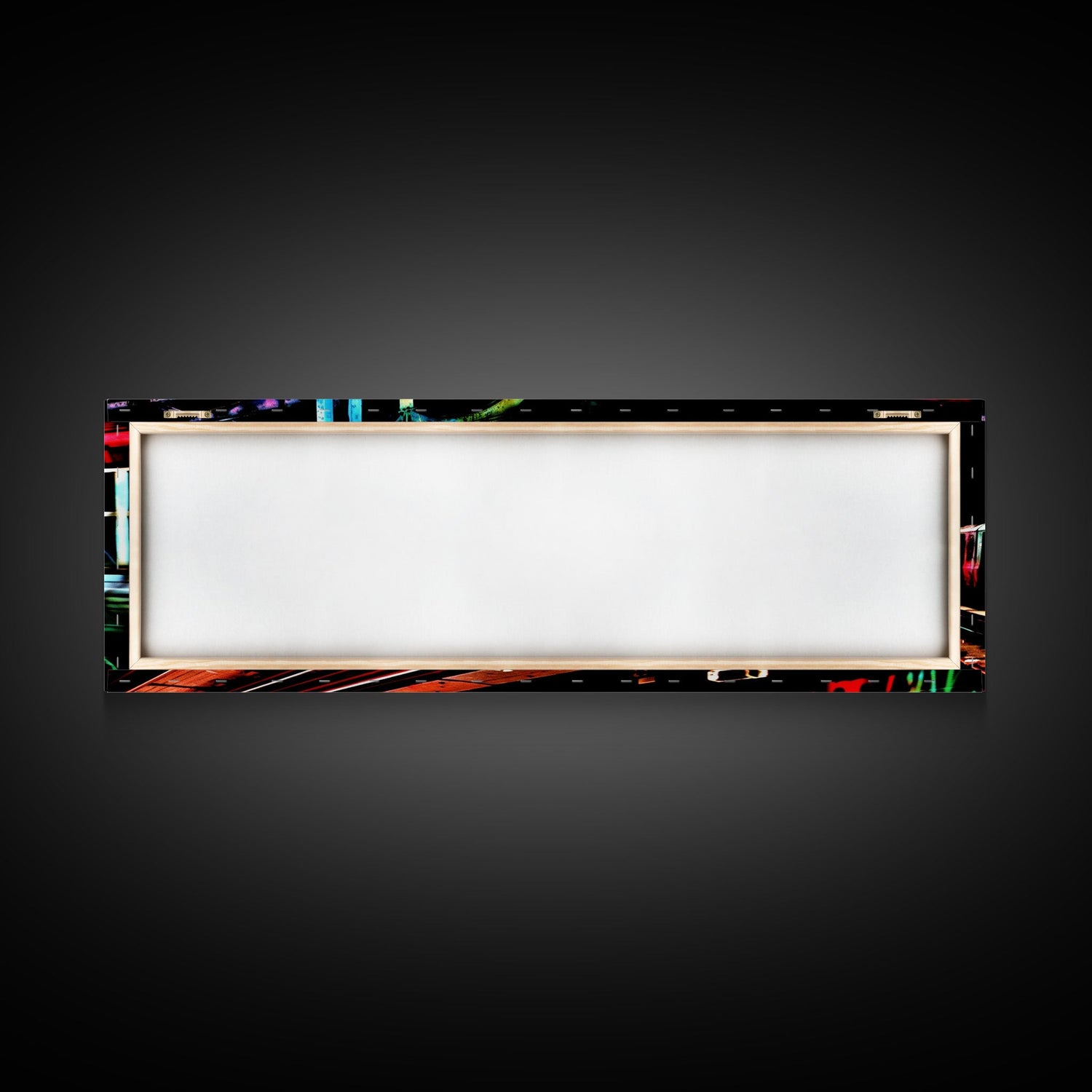 Urban Canvas Art, Graffiti On Abandoned Subway Train, Urban Art, Wall Decor, Large Framed Canvas Print, Panoramic, Wall Art, Canvas Print