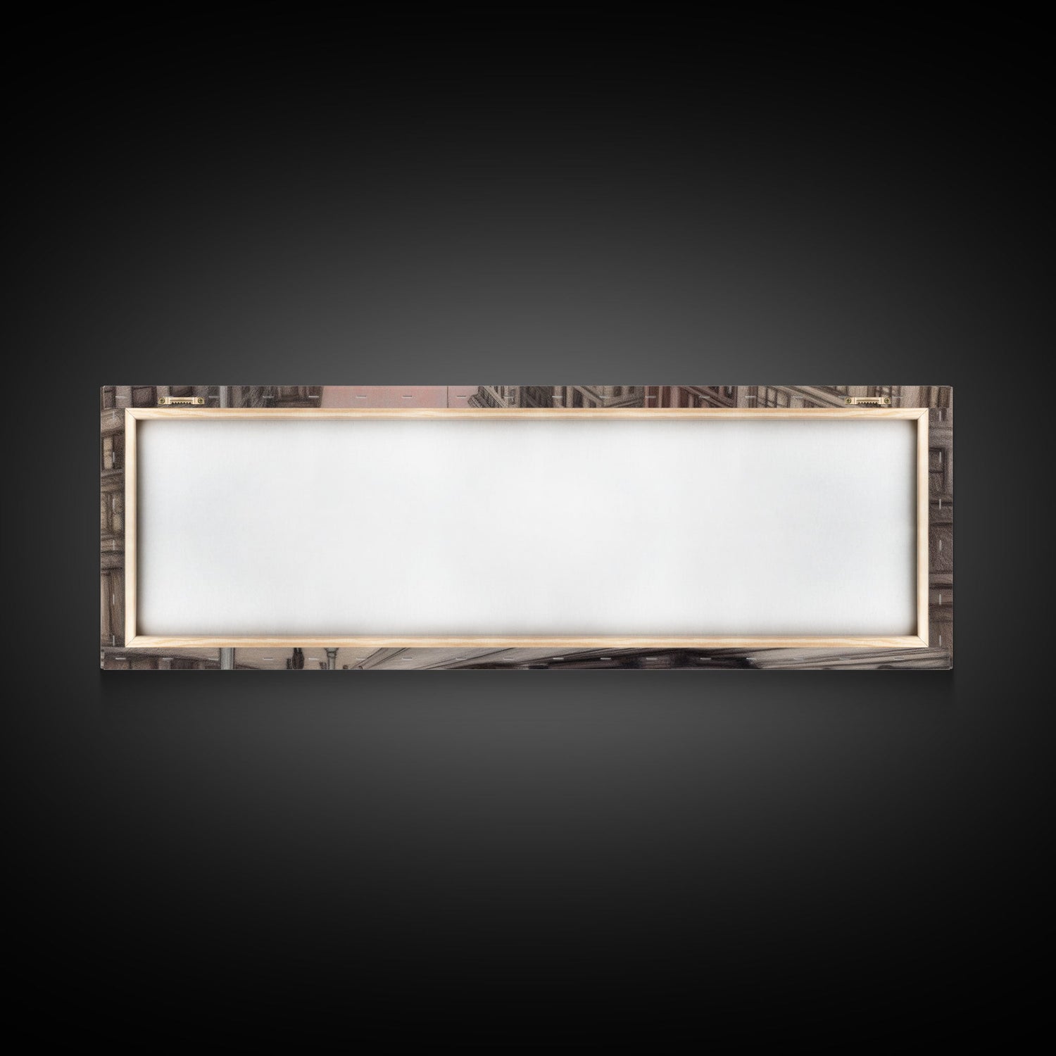 Colored Pencil Streetcar Urban Art Print, Red Train, Tram In The City, Sketch Art, City Art, Urban Print, Panoramic, Wall Art, Canvas Print