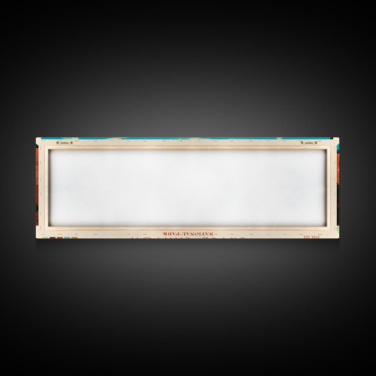 Bryce Canyon National Park, Panoramic Utah Travel Art, National Park Print, Minimalist Travel Art, Midcentury Modern Style Landscape