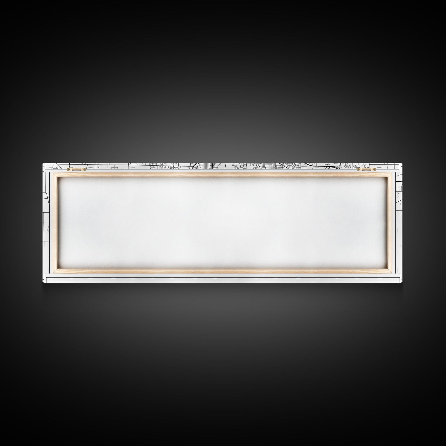 Panoramic Akron City Map, Ohio Art, Map Print, Minimalist Wall Art, Canvas Art, Housewarming Gift, Street Map Art, Closing Gift