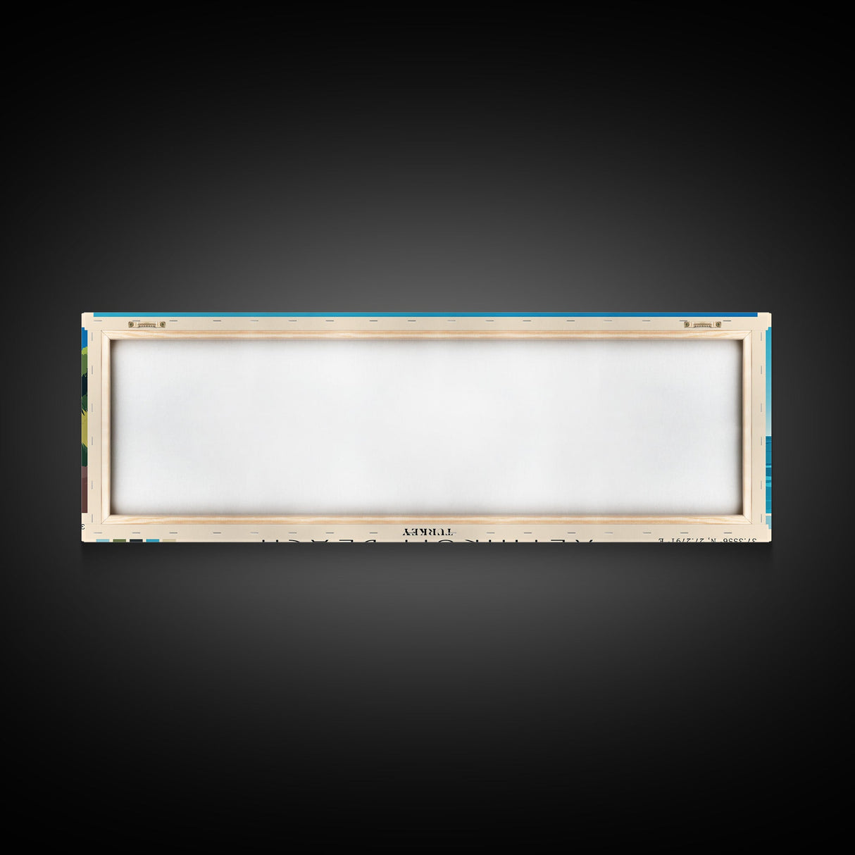 Altinkum Beach, Turkey Panoramic Beach Print, Vacation Gift, Turkey Wall Art, Beach Painting, Beach Decor, Beach Painting