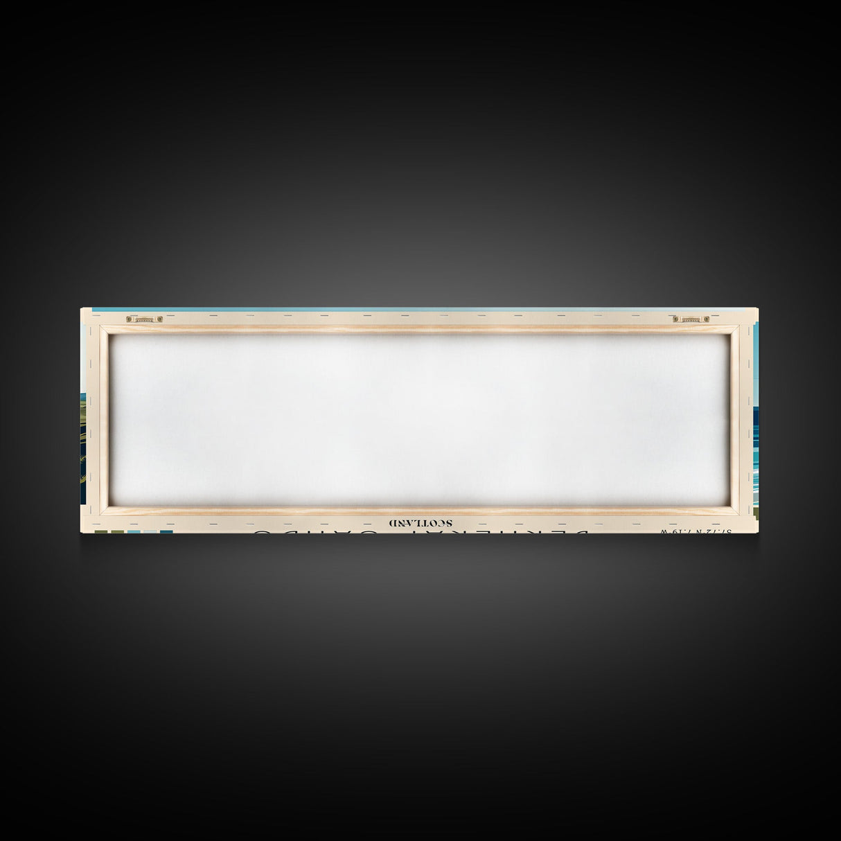 Berneray Sands, Scotland Panoramic Print, Vacation Gift, Scotland Wall Art, Beach Painting, Beach Decor, Large Wall Art, Wood Frame Art