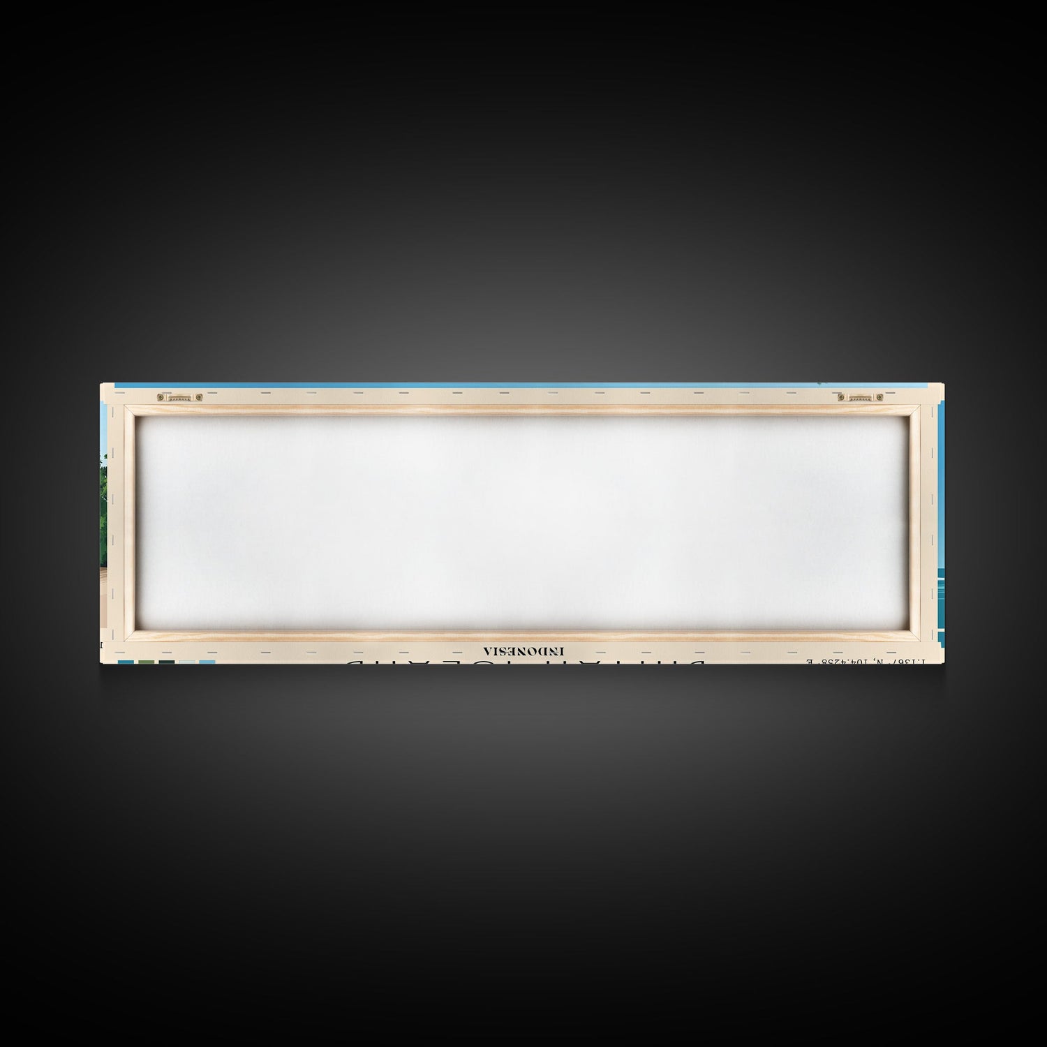 Bintan Island, Indonesia Panoramic Beach Print, Vacation Gift, Indonesia Wall Art, Beach Painting, Beach Decor, Beach Painting