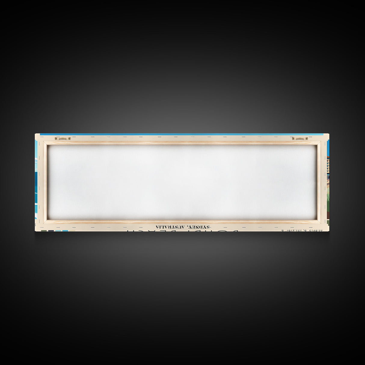 Bondi Beach, Sydney, Australia Panoramic Print, Vacation Gift, Sydney, Australia Wall Art, Beach Painting, Beach Decor, Beach Or Lakehouse Art