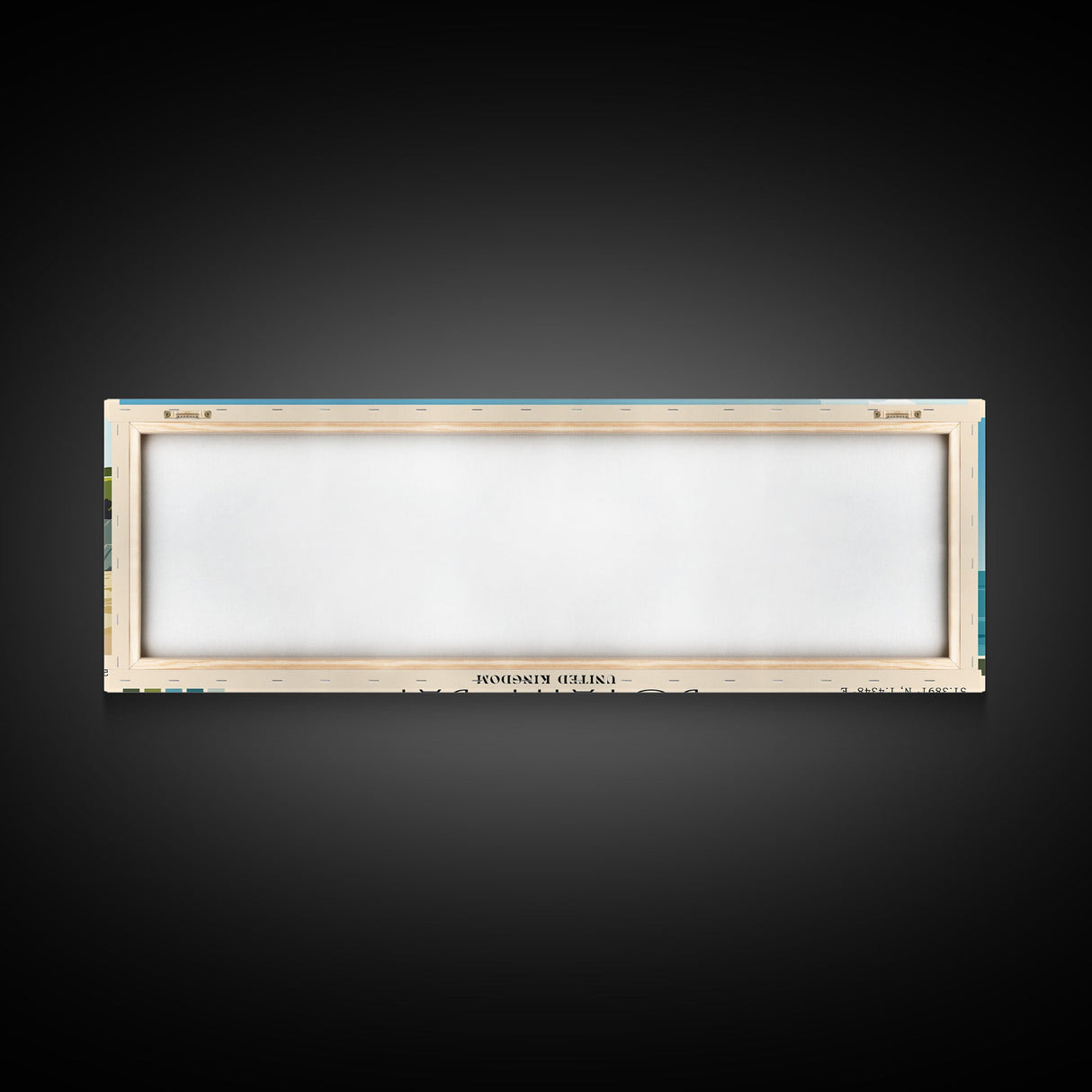 Botany Bay, United Kingdom Panoramic Print, Vacation Gift, United Kingdom Wall Art, Beach Painting, Beach Decor, Beach Or Lakehouse Art