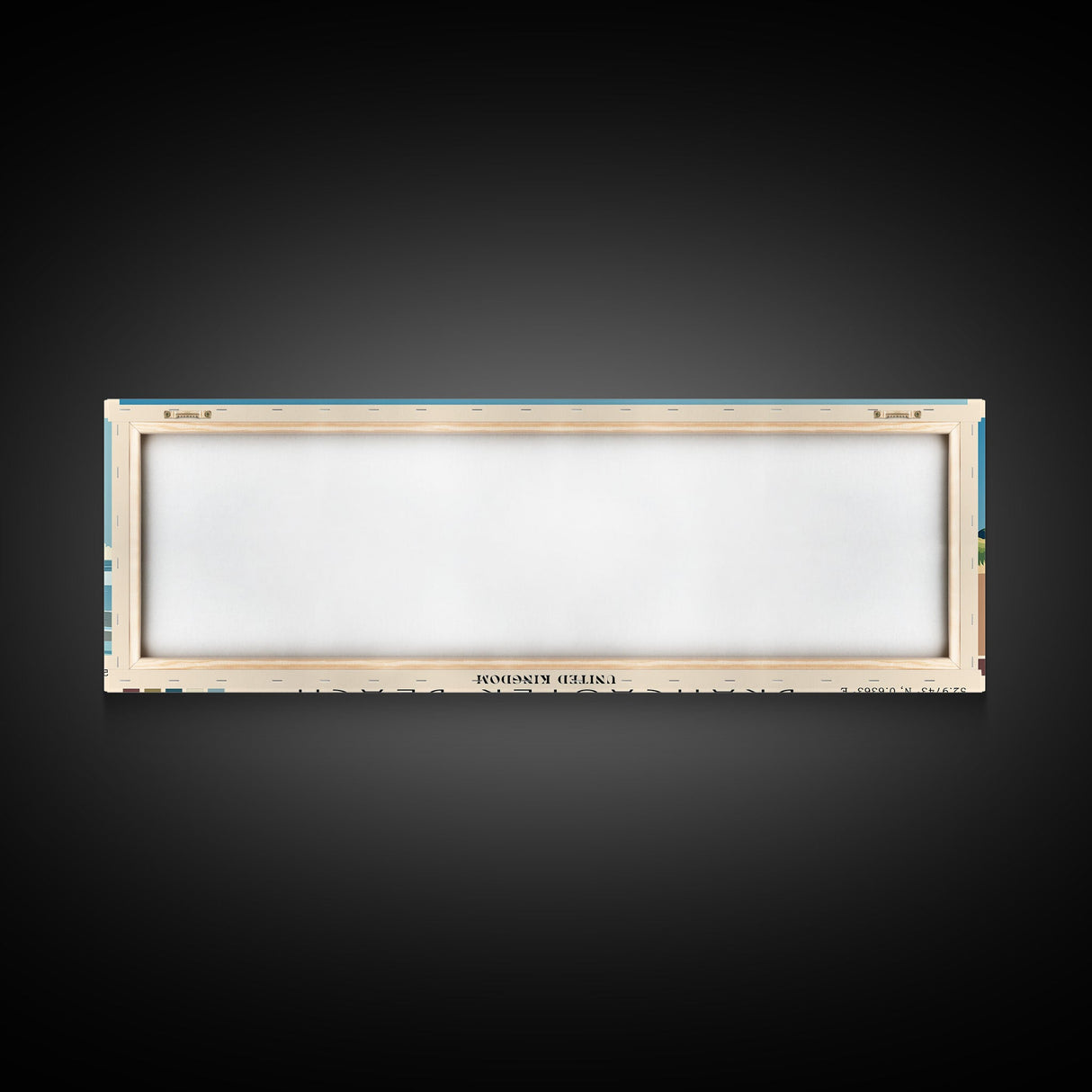 Brancaster Beach, United Kingdom Panoramic Beach Print, Vacation Gift, United Kingdom Wall Art, Framed Canvas Print, Framed Beach Painting