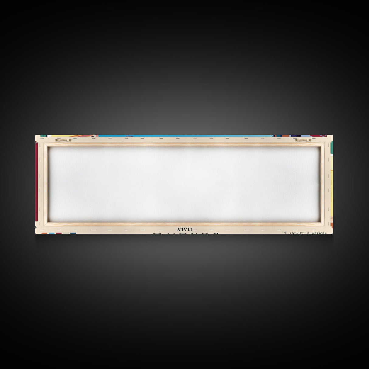 Burano, Italy Panoramic Print, Vacation Gift, Italy Wall Art, Beach Painting, Beach Decor, Beach Or Lakehouse Art