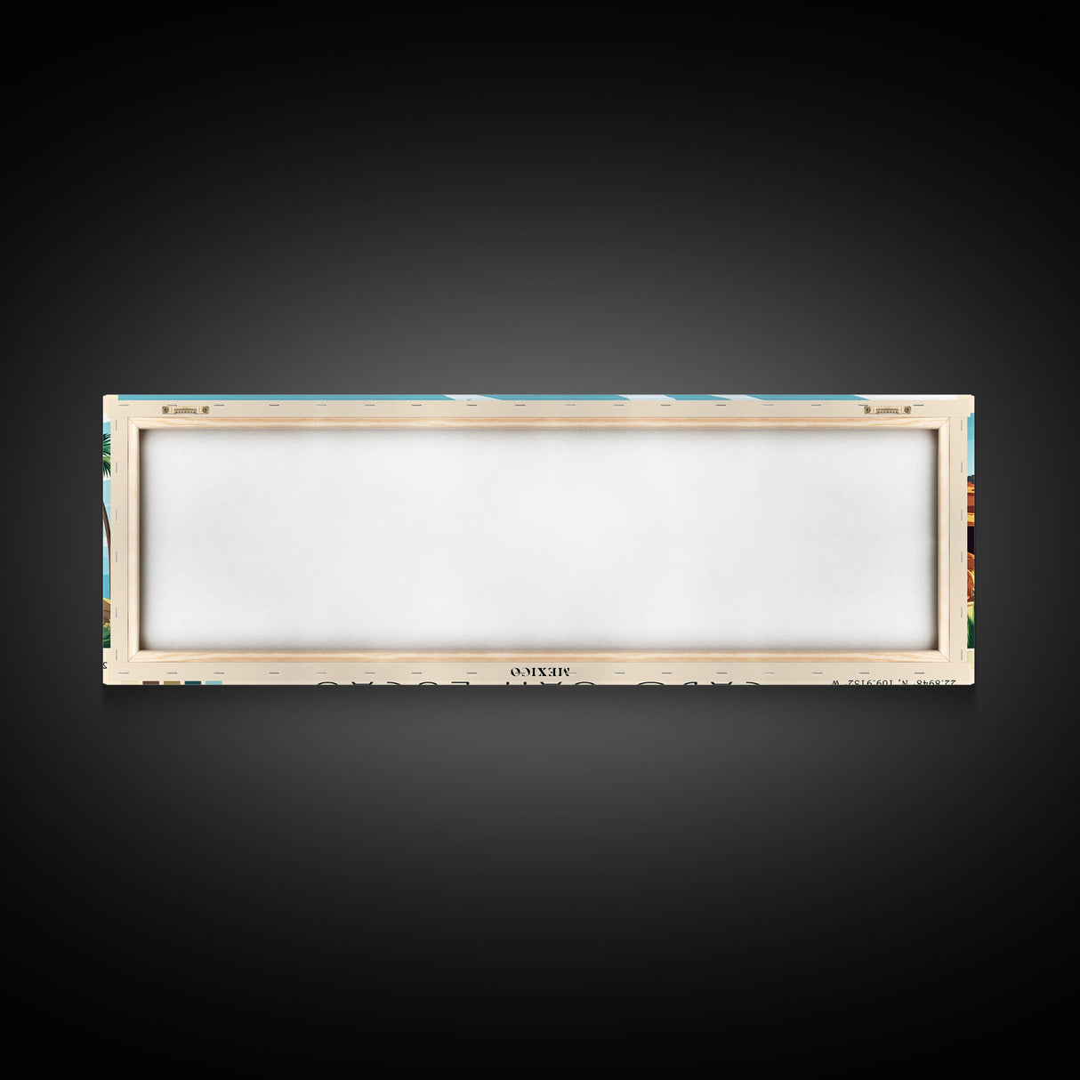 Cabo San Lucas, Mexico Panoramic Print, Vacation Gift, Mexico Wall Art, Beach Painting, Beach Decor, Beach Or Lakehouse Art