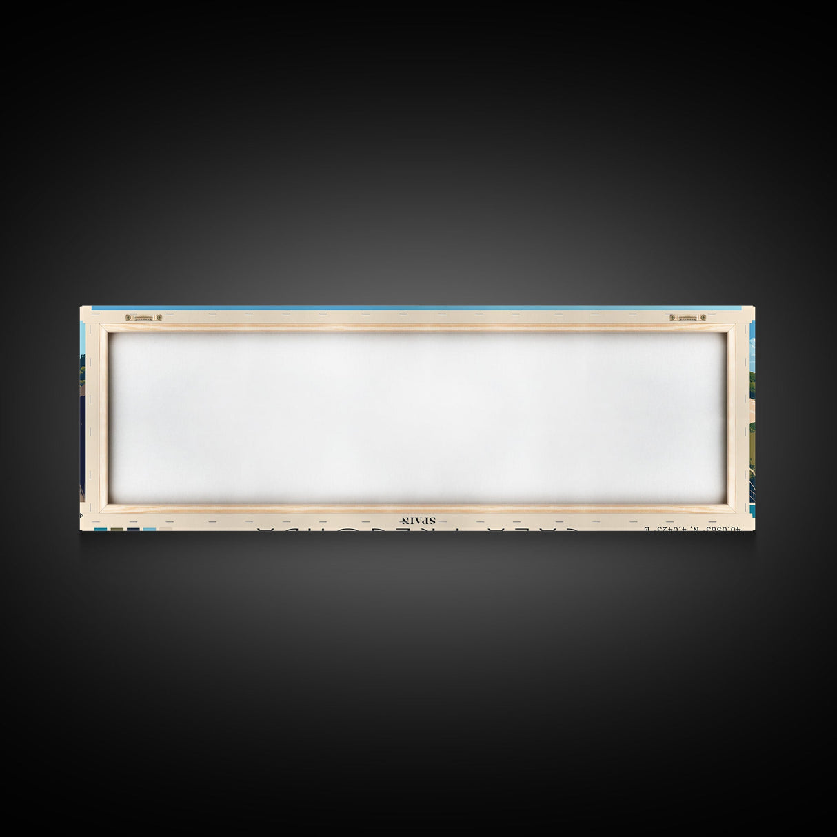 Cala Pregonda, Spain Panoramic Print, Vacation Gift, Spain Wall Art, Beach Painting, Beach Decor, Beach Or Lakehouse Art