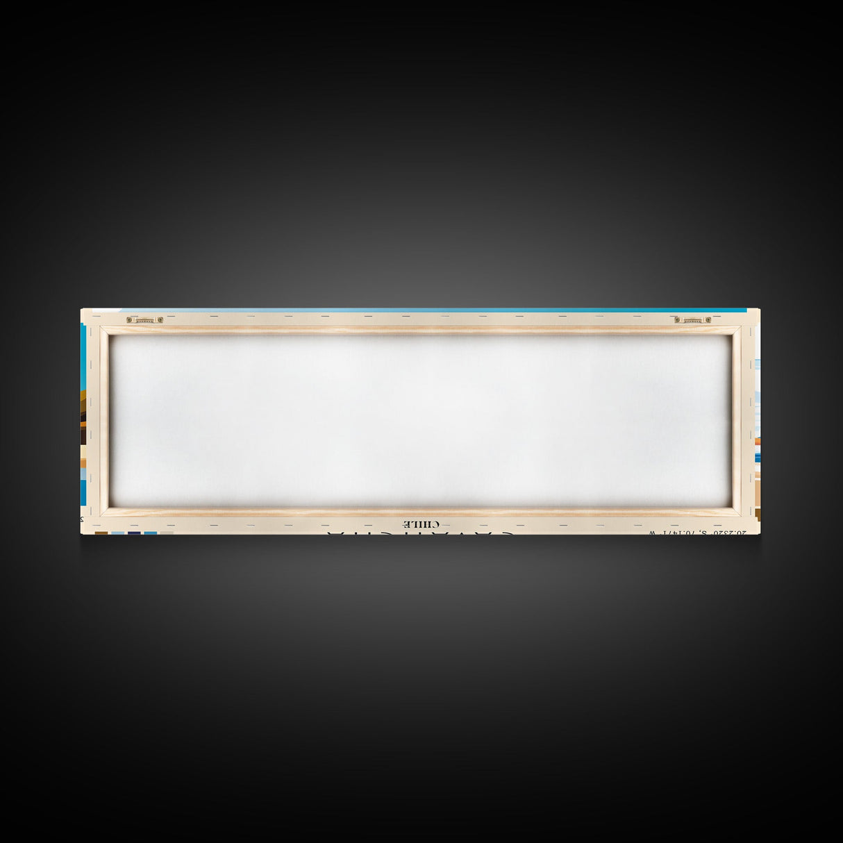 Cavancha, Chile Panoramic Print, Vacation Gift, Chile Wall Art, Beach Painting, Beach Decor, Large Wall Art, Wood Frame Art