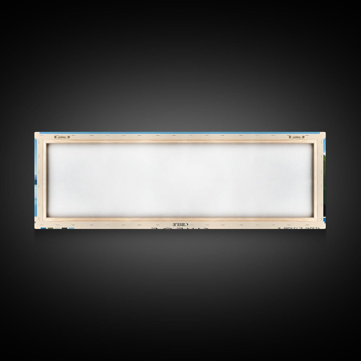 Chiloé, Chile Panoramic Print, Vacation Gift, Chile Wall Art, Beach Painting, Beach Decor, Large Wall Art, Wood Frame Art