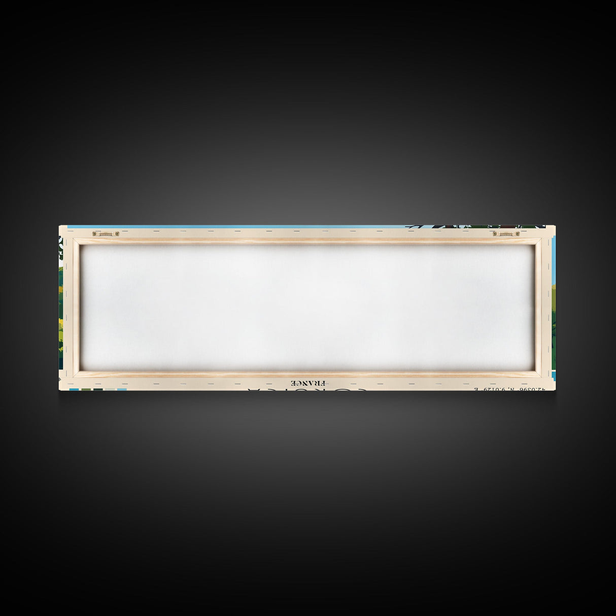 Corsica, France Panoramic Print, Vacation Gift, France Wall Art, Beach Painting, Beach Decor, Beach Or Lakehouse Art